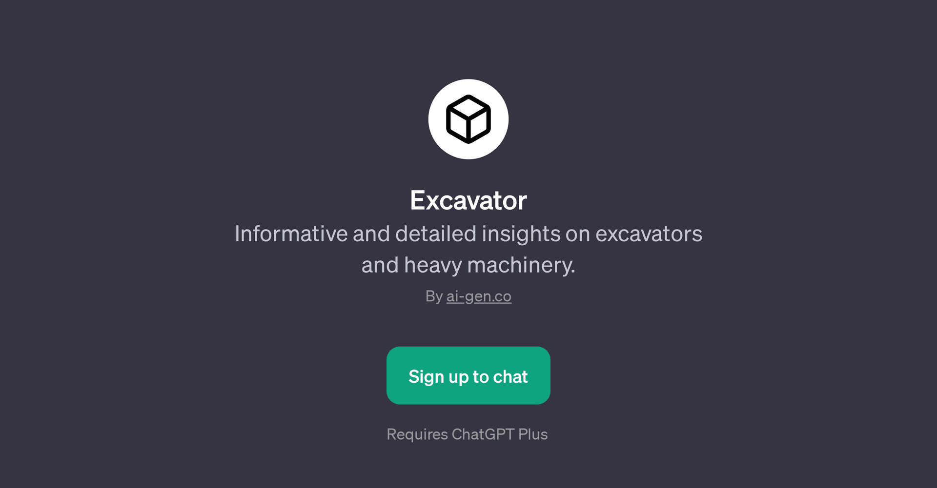 Excavator