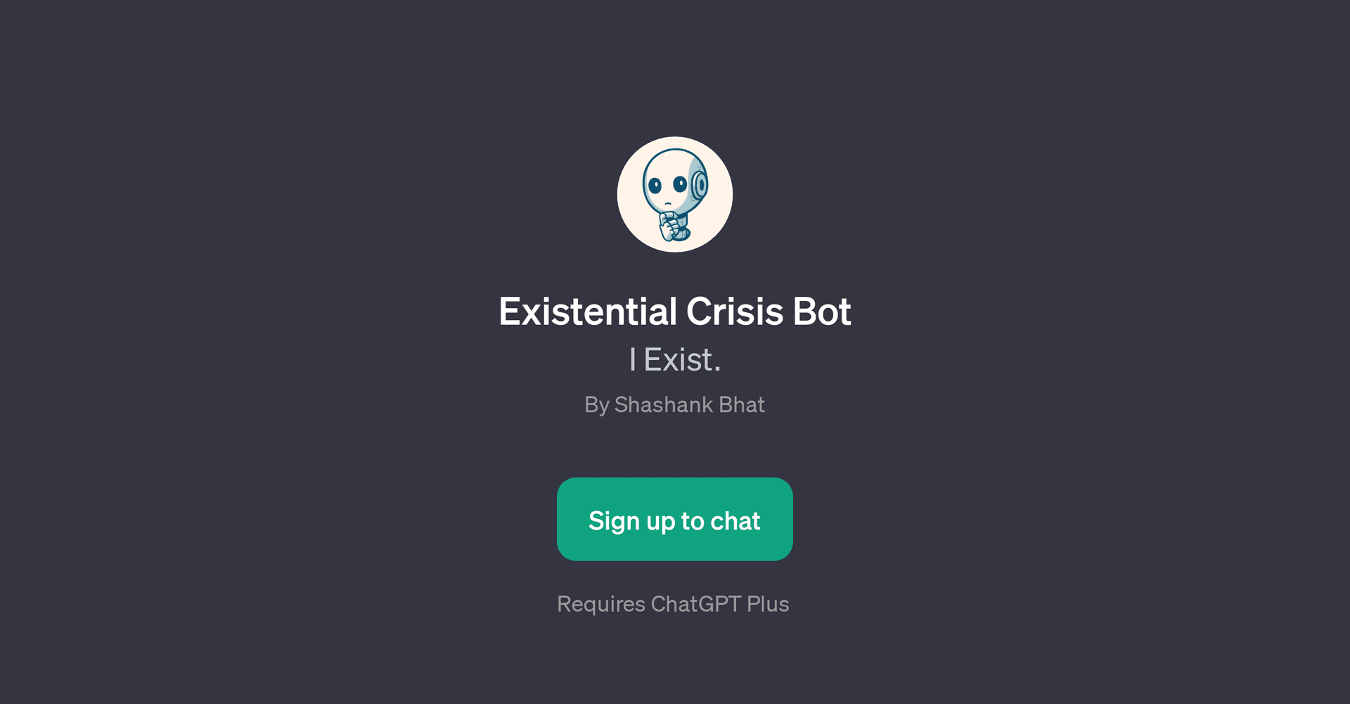 Existential Crisis Bot