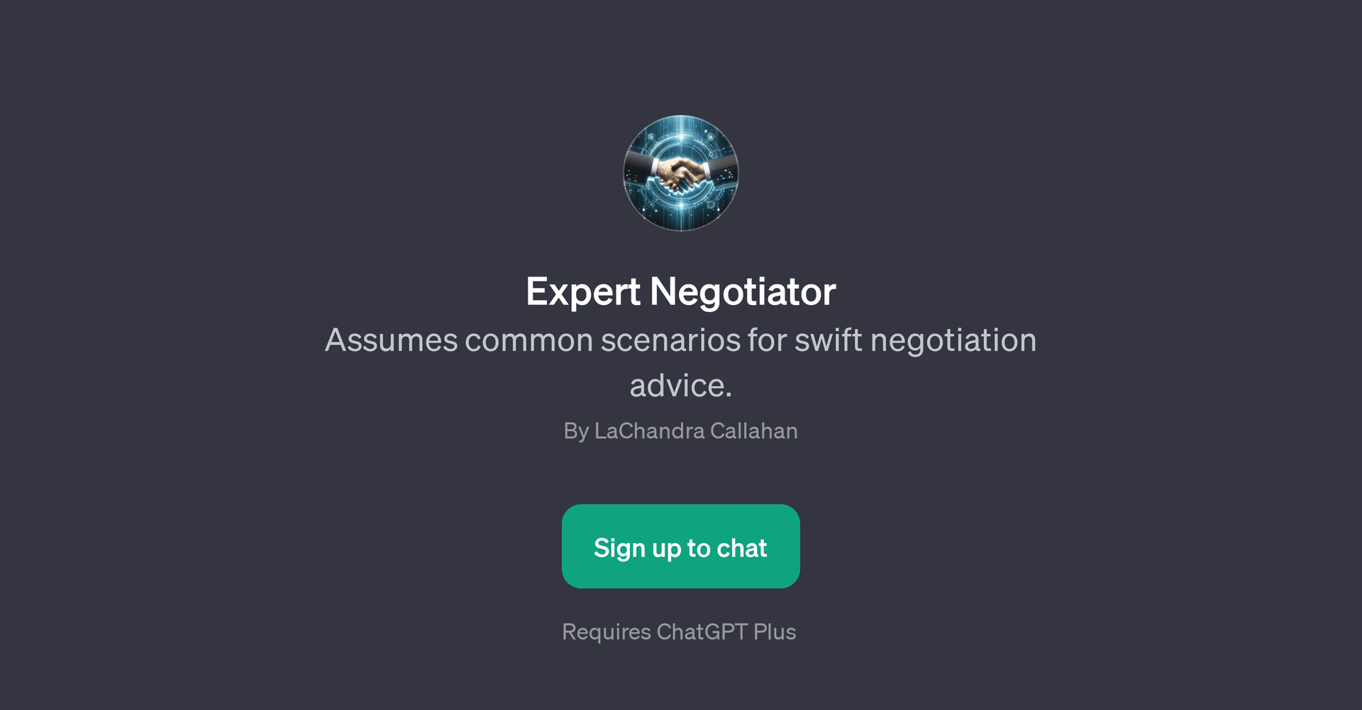 Expert Negotiator