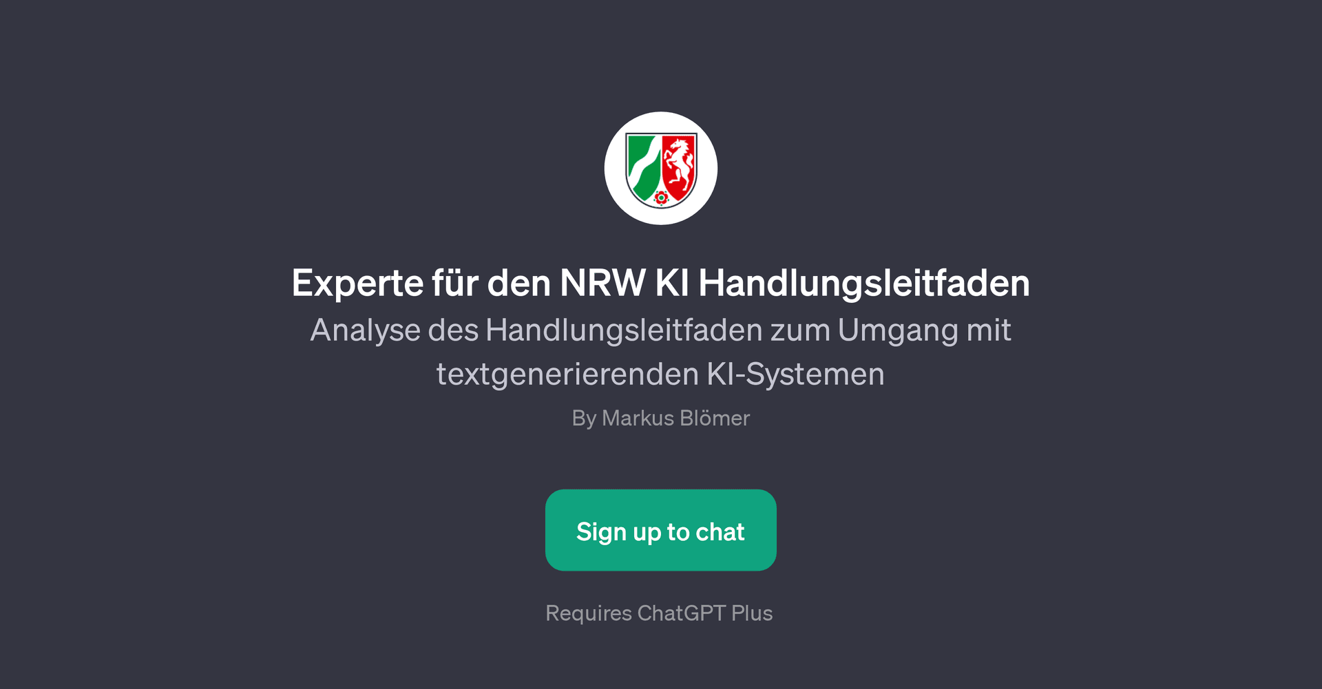 Experte fr den NRW KI Handlungsleitfaden