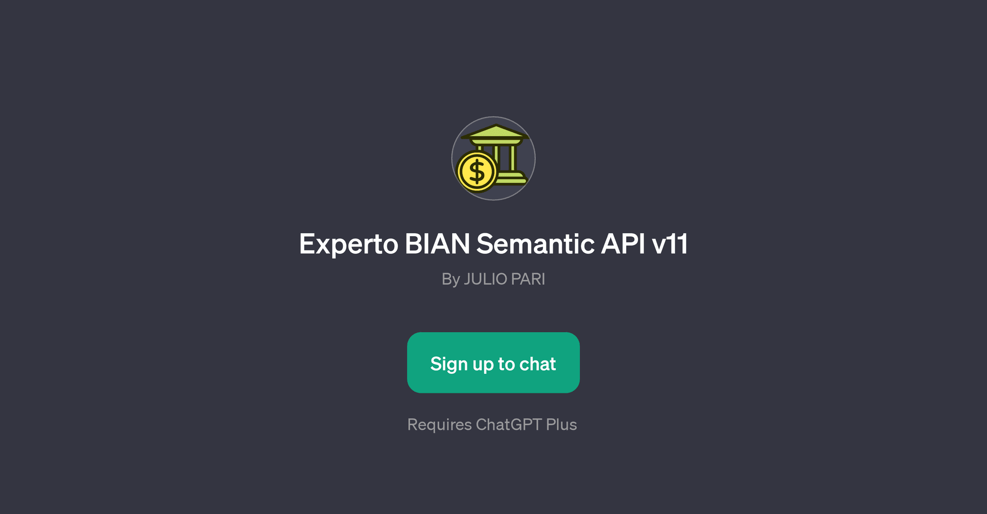 Experto BIAN Semantic API v11