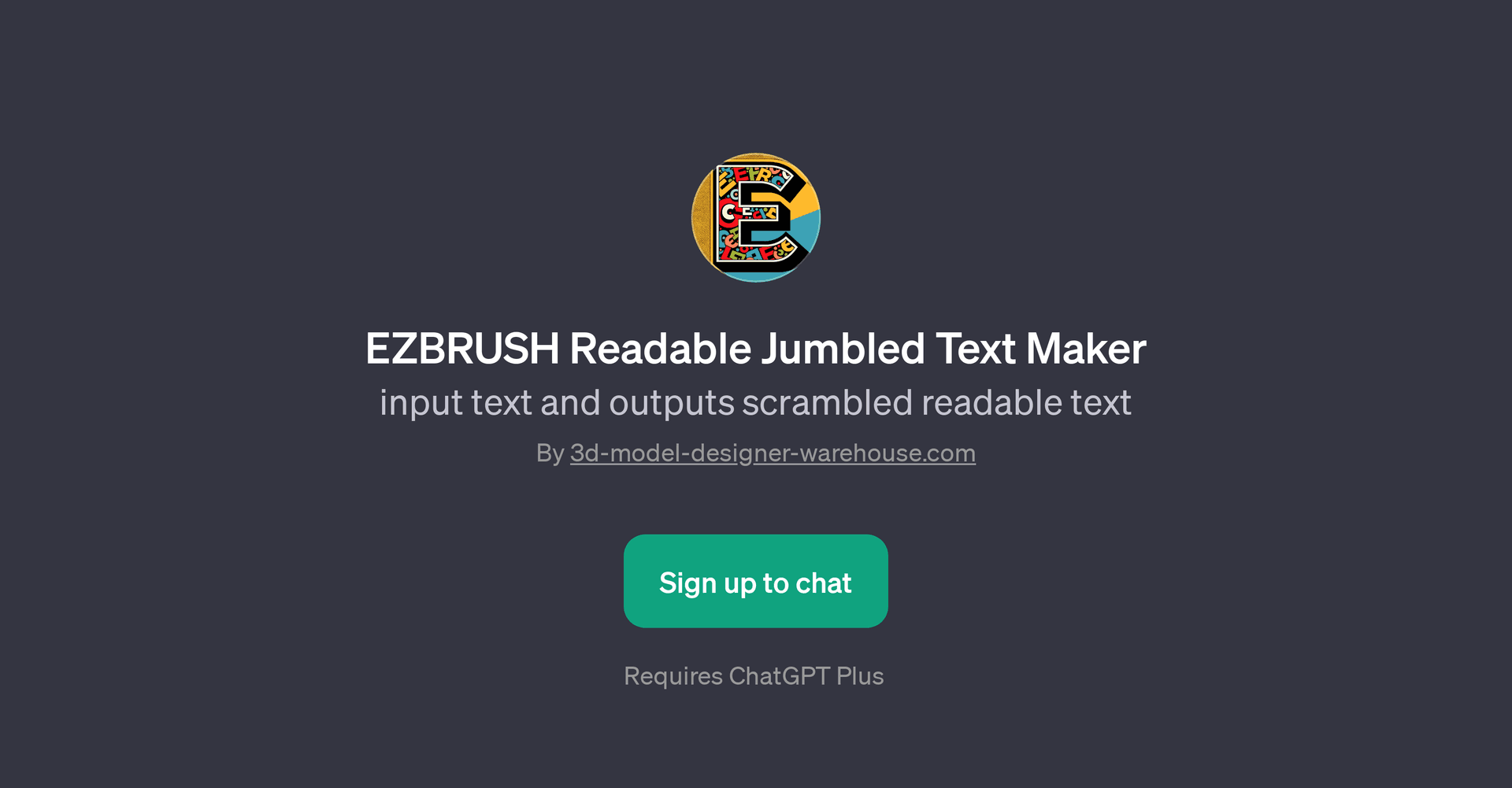 EZBRUSH Readable Jumbled Text Maker
