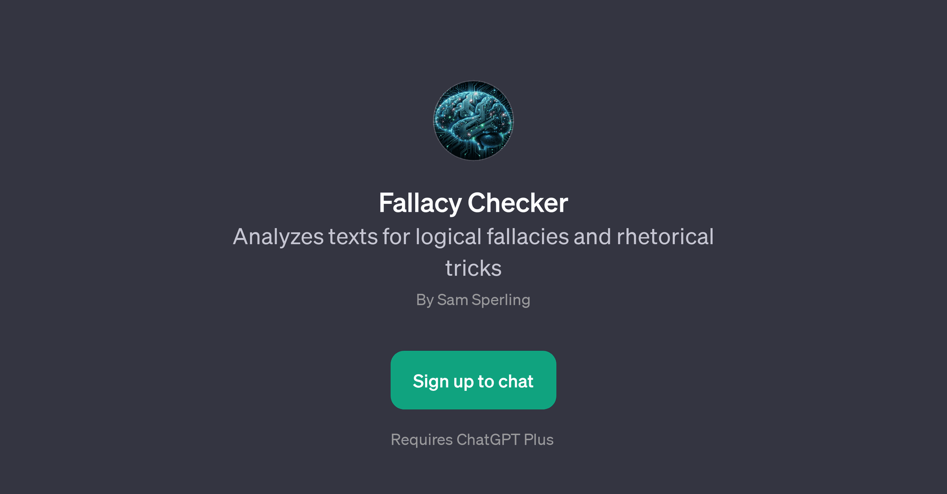 Fallacy Checker