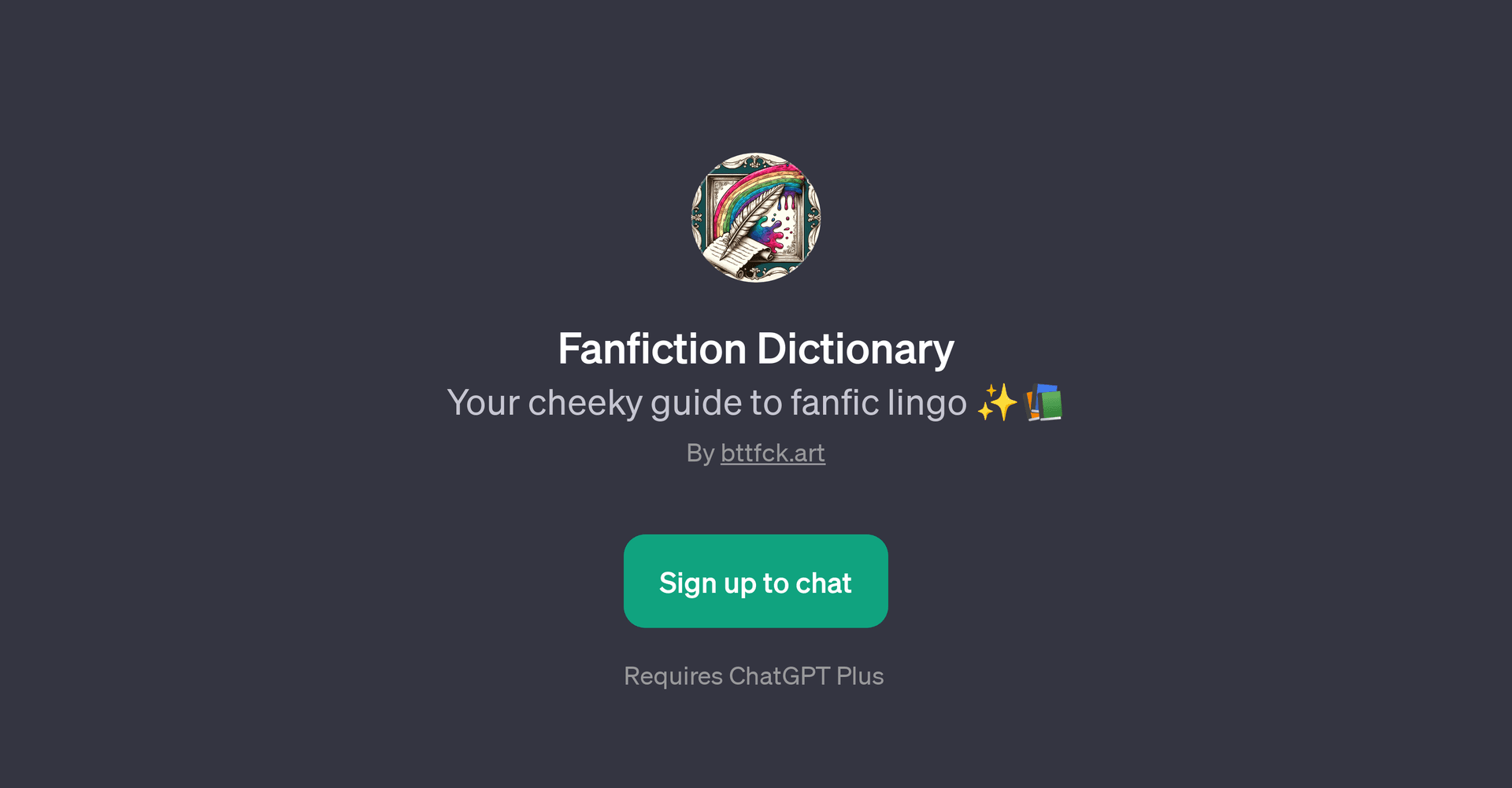 Fanfiction Dictionary