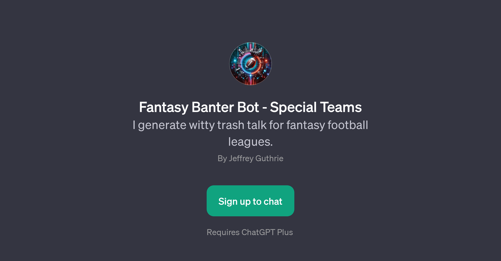 Fantasy Banter Bot - Special Teams