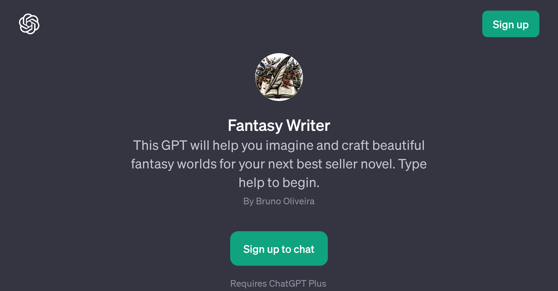 Fantasy Writer