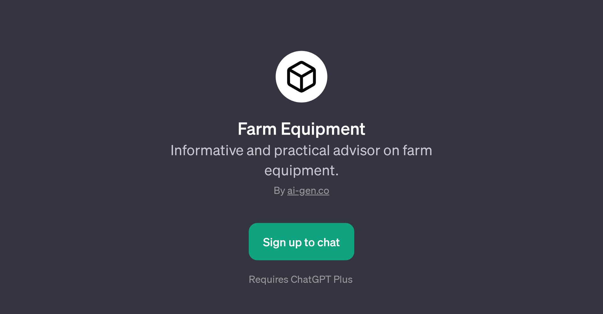 Farm Equipment Advisor GPT