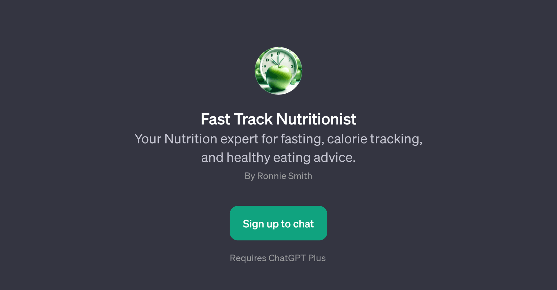 Fast Track Nutritionist