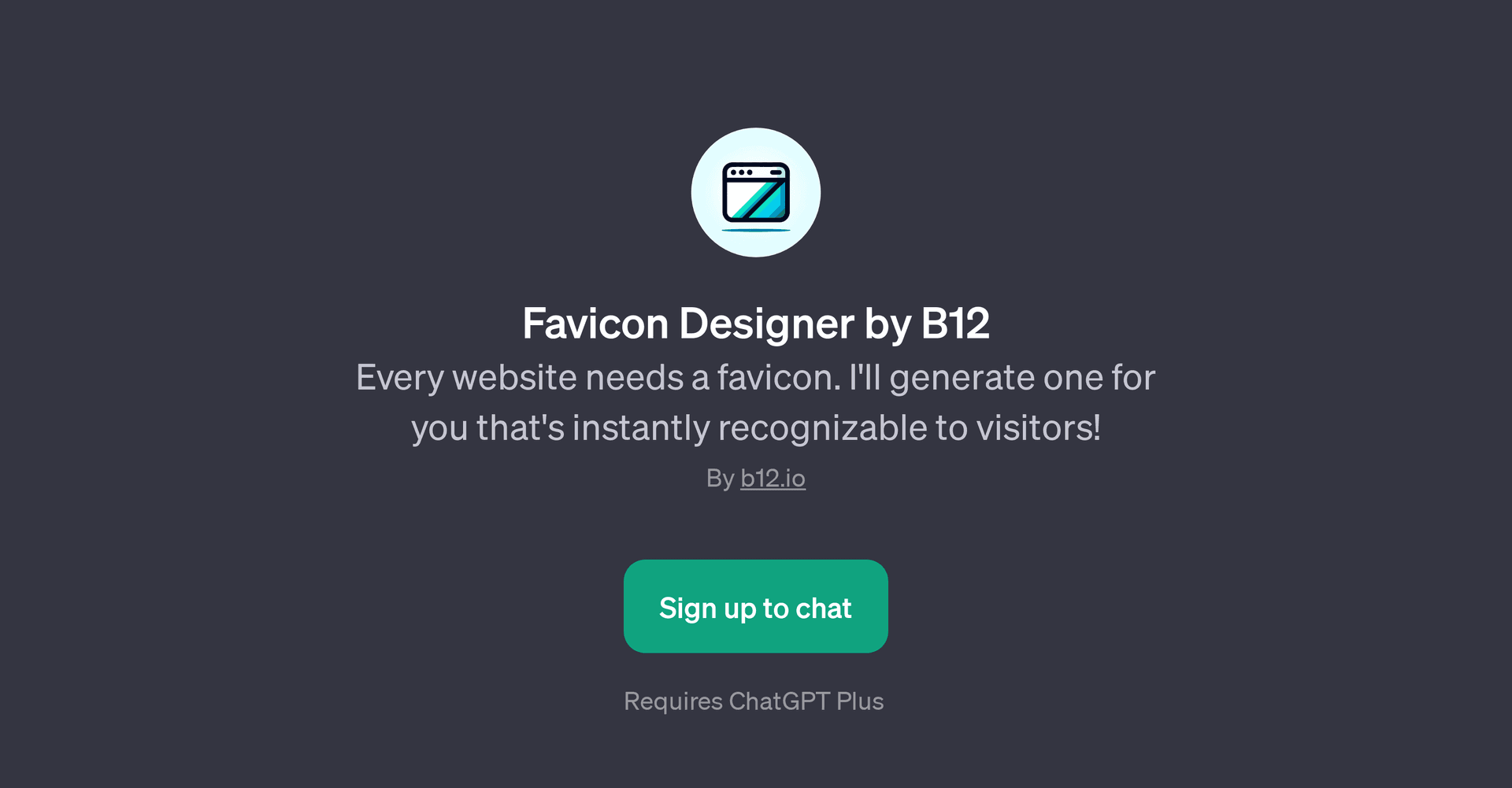 Favicon Designer by B12
