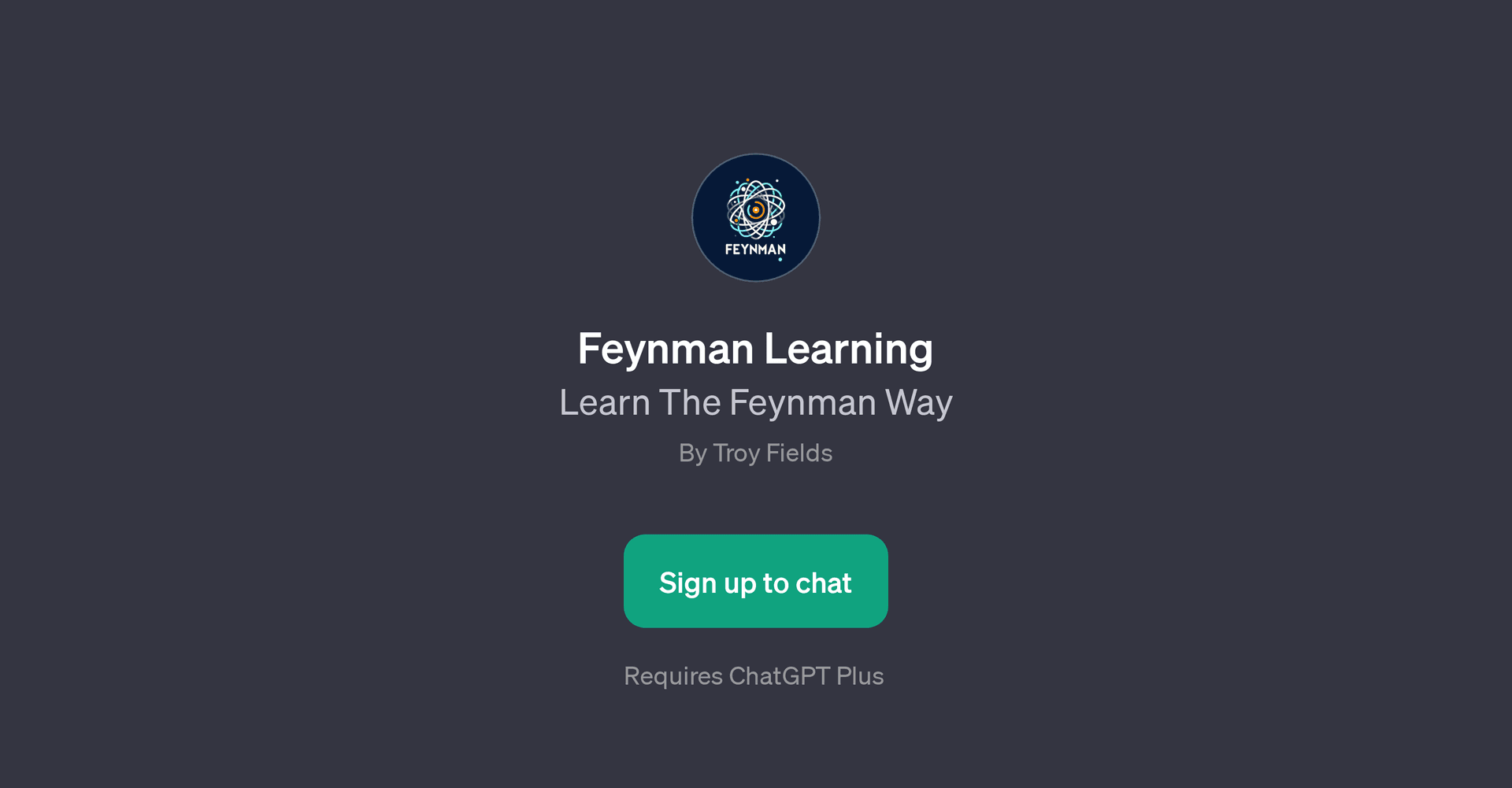 Feynman Learning