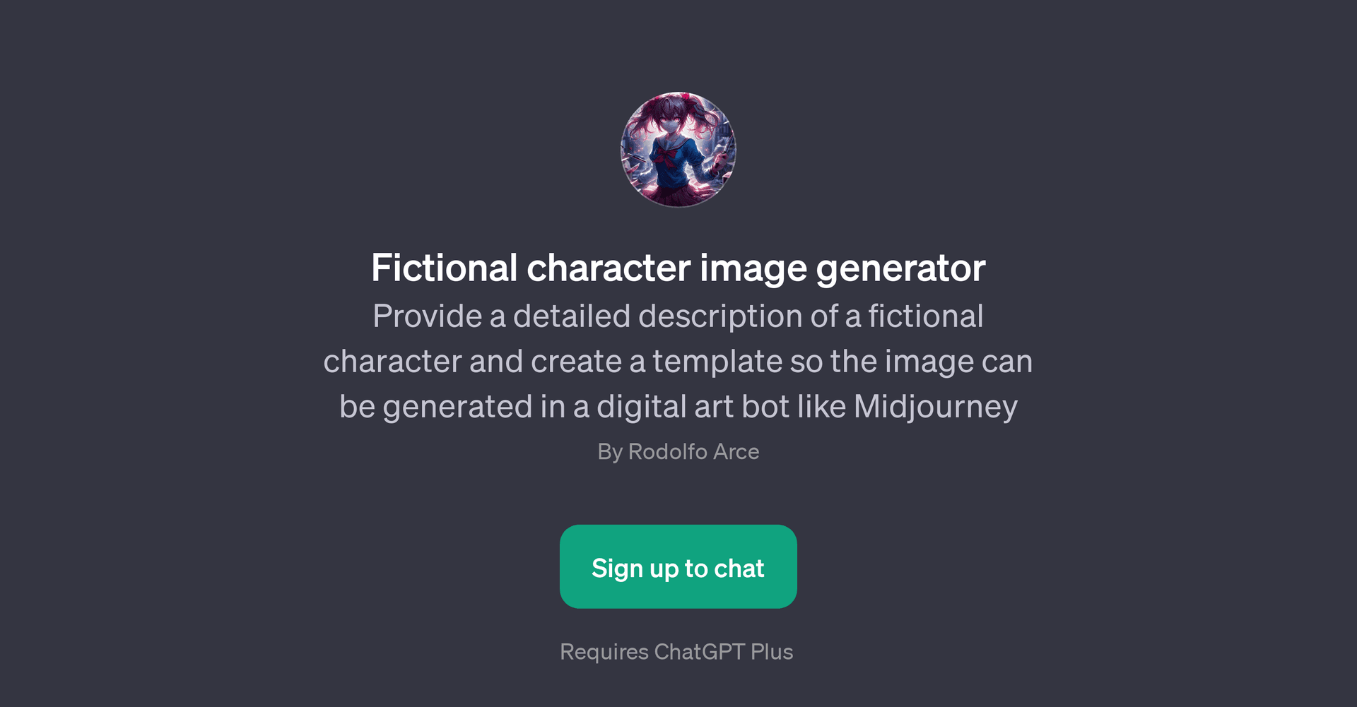 Fictional Character Image Generator