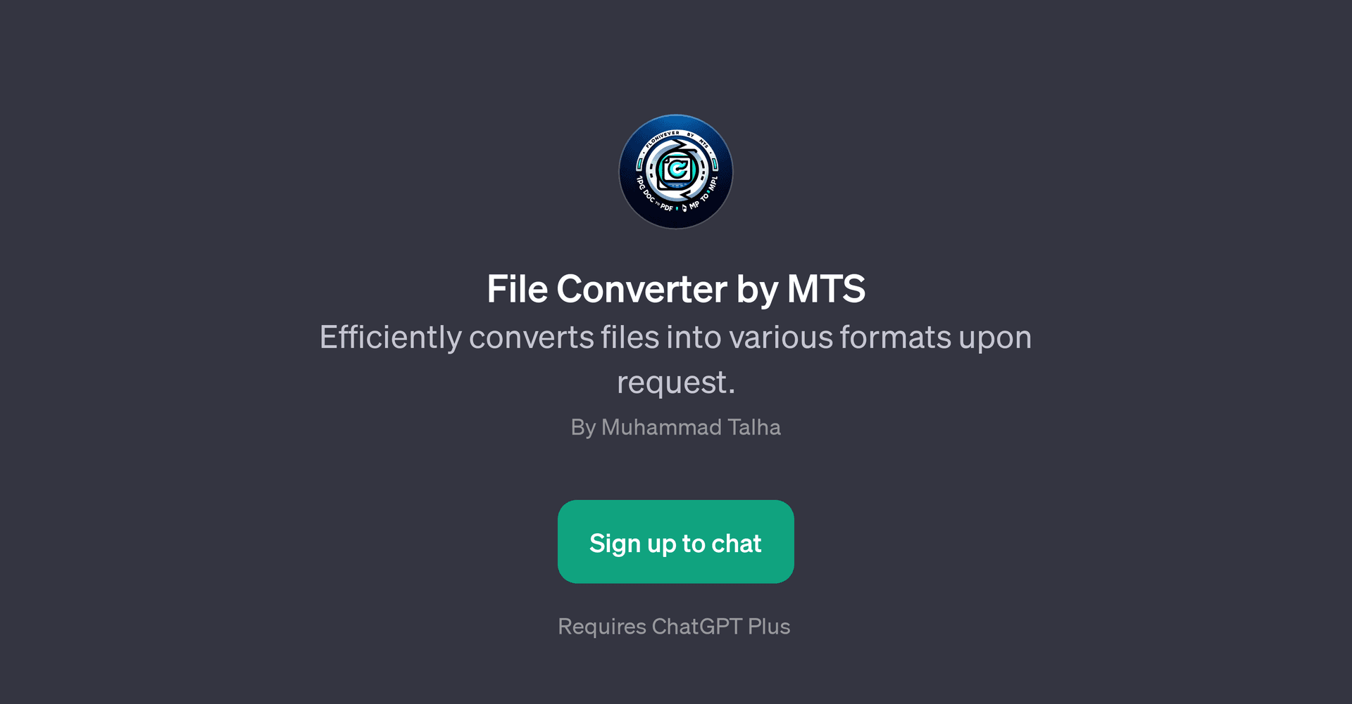 File Converter by MTS