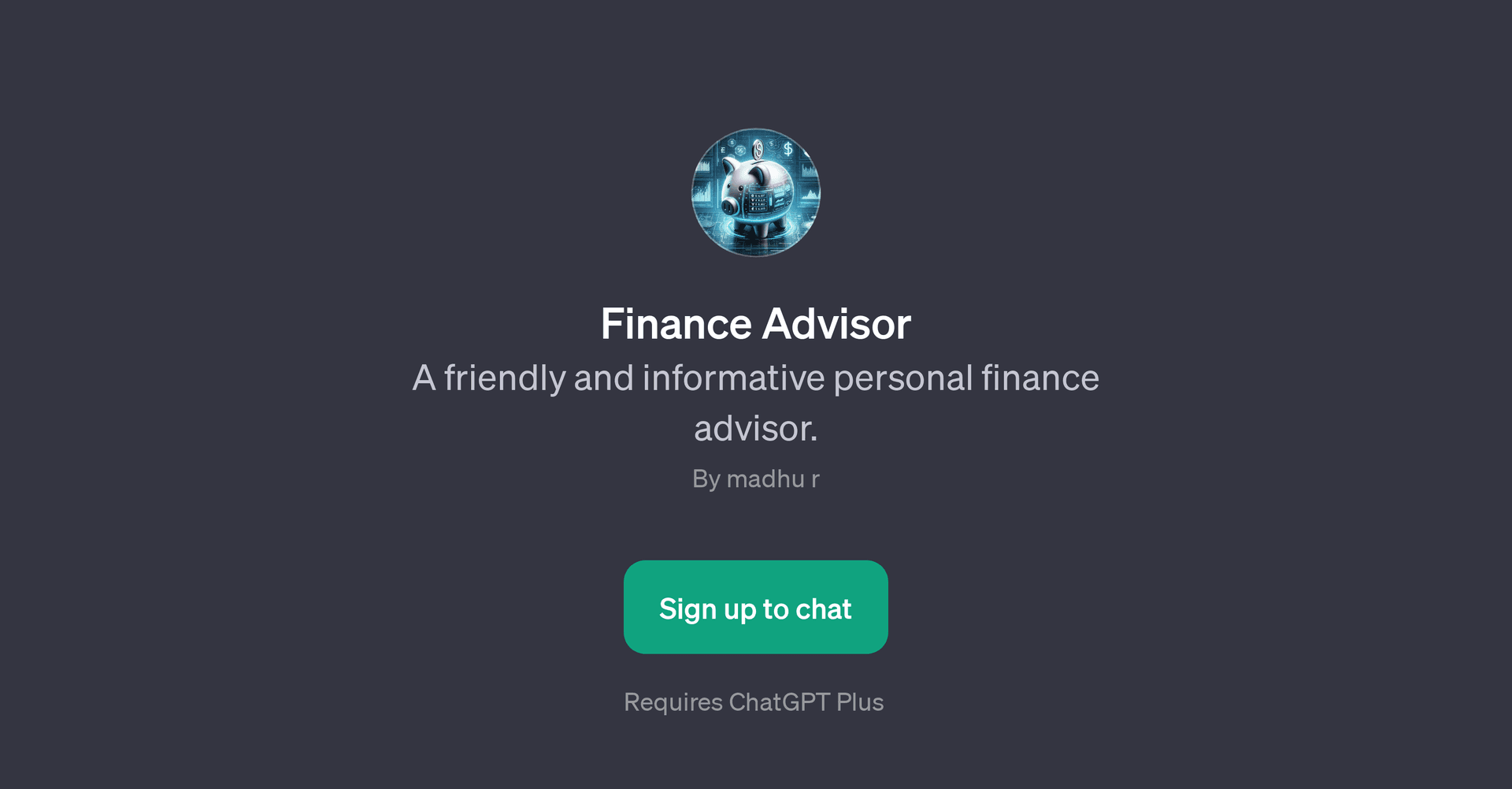Finance Advisor