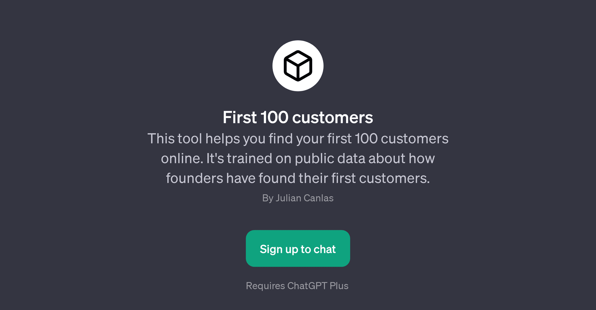 First 100 Customers