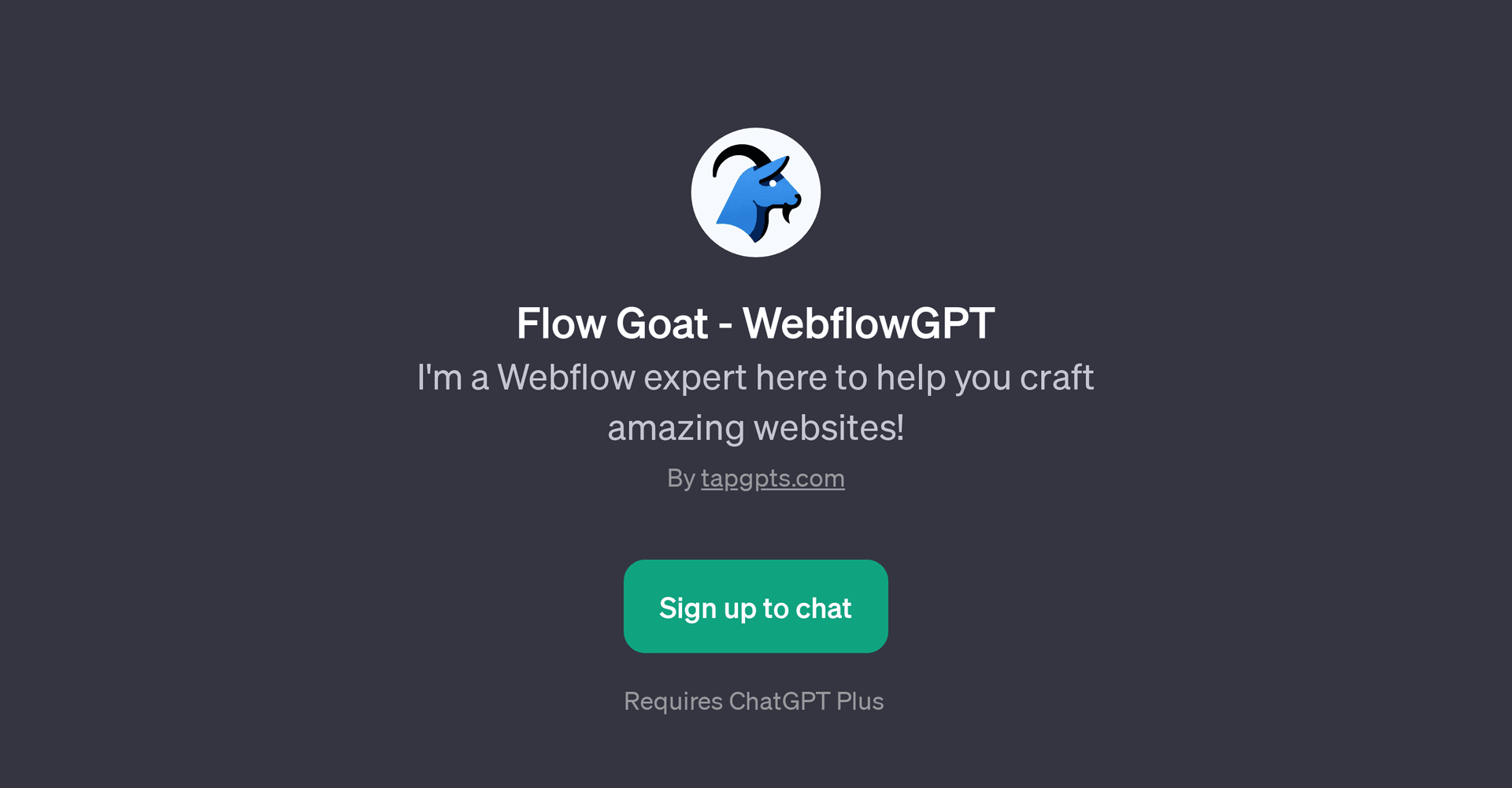Flow Goat - WebflowGPT