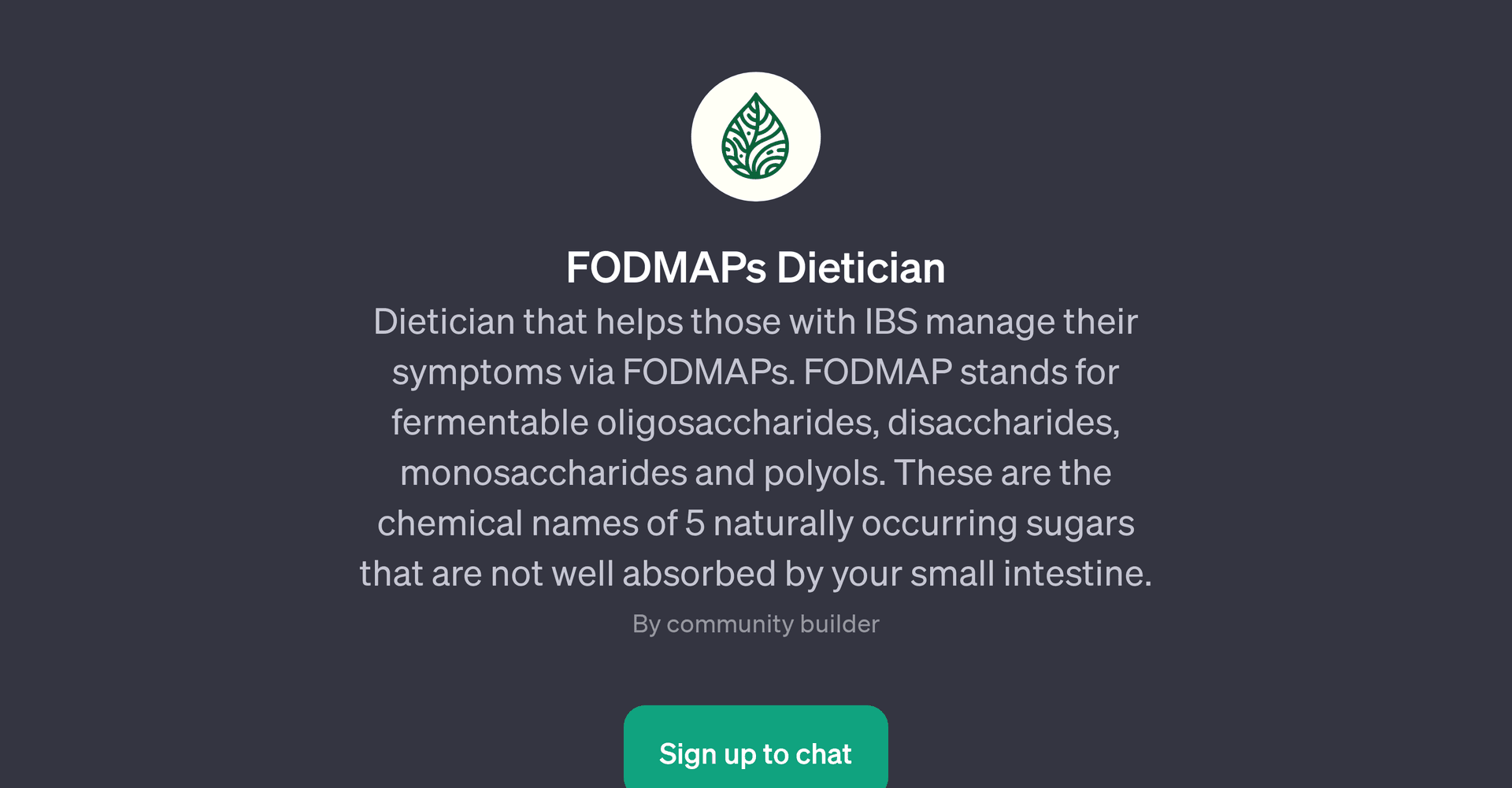 FODMAPs Dietitian