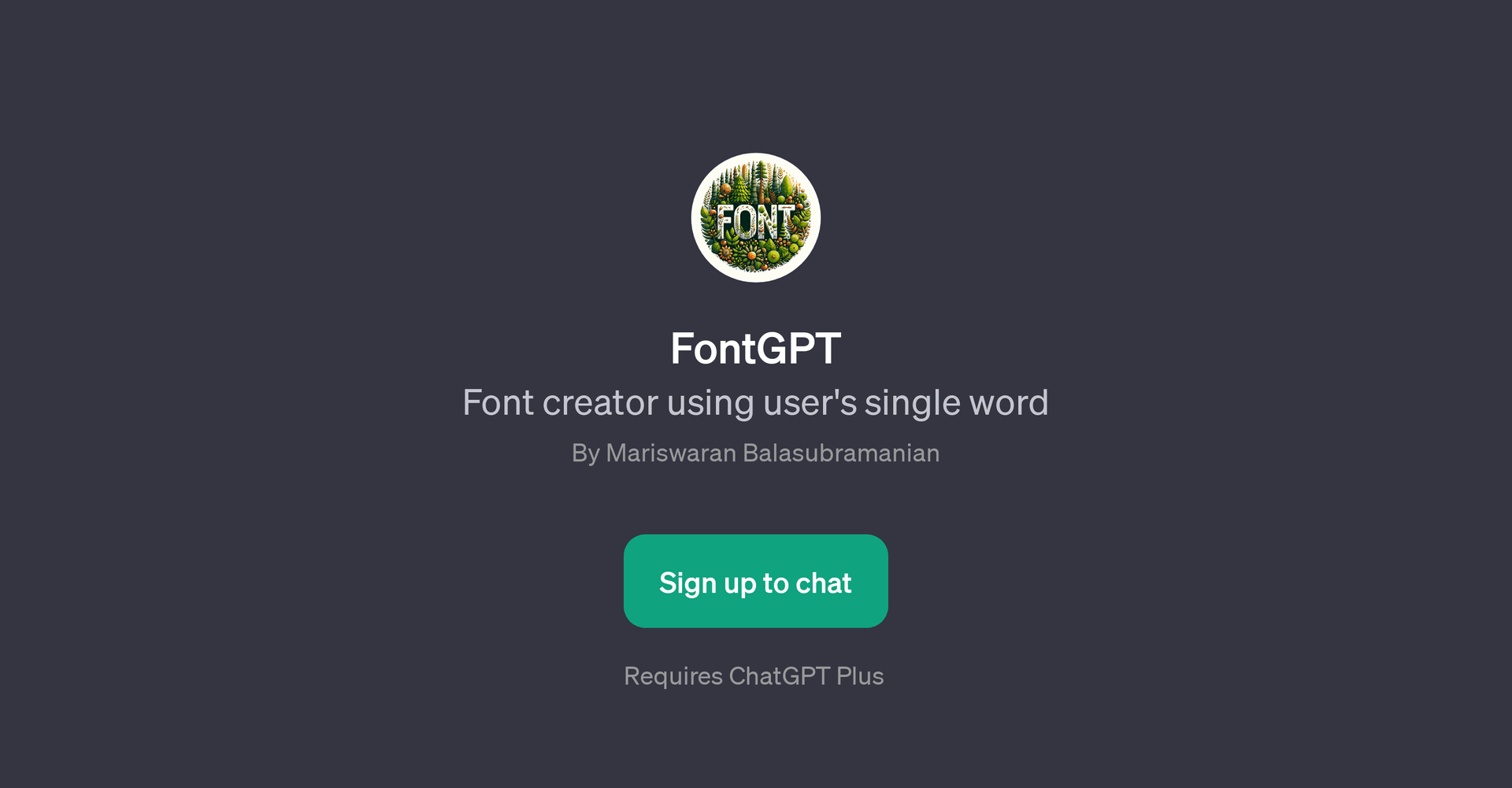 FontGPT