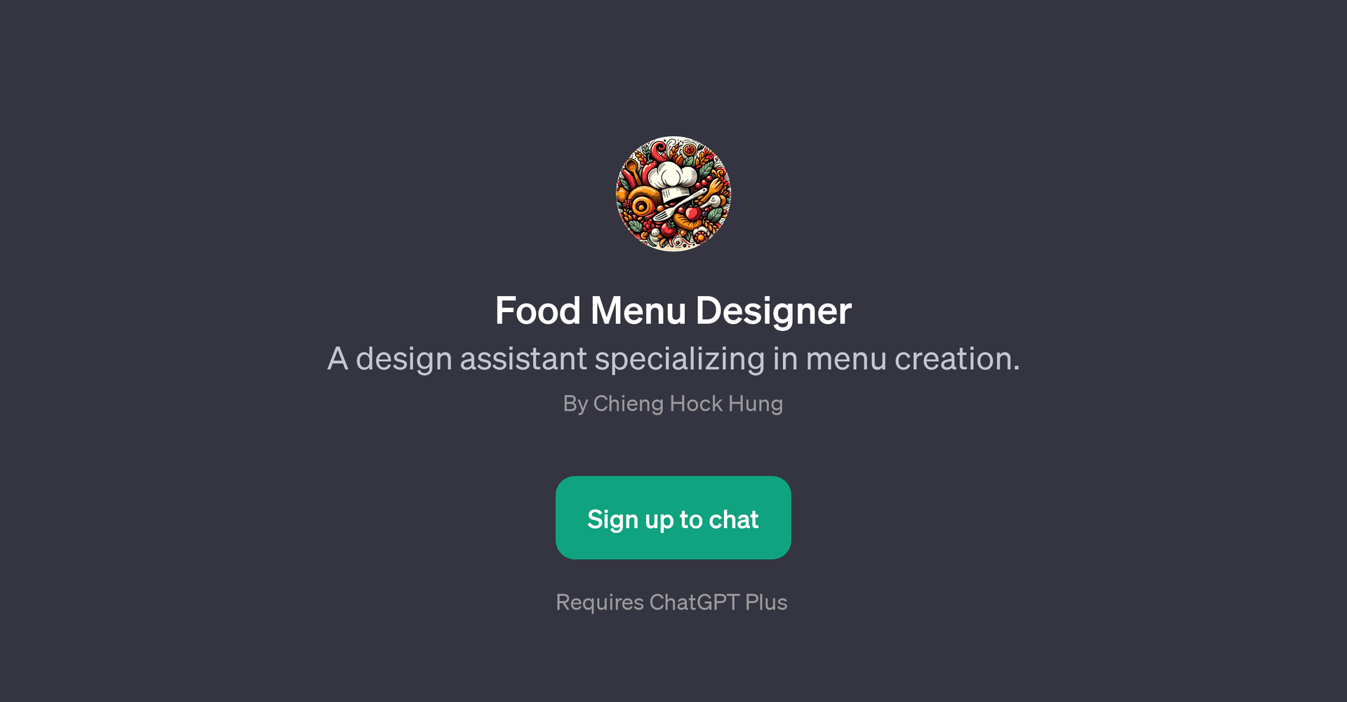 Food Menu Designer