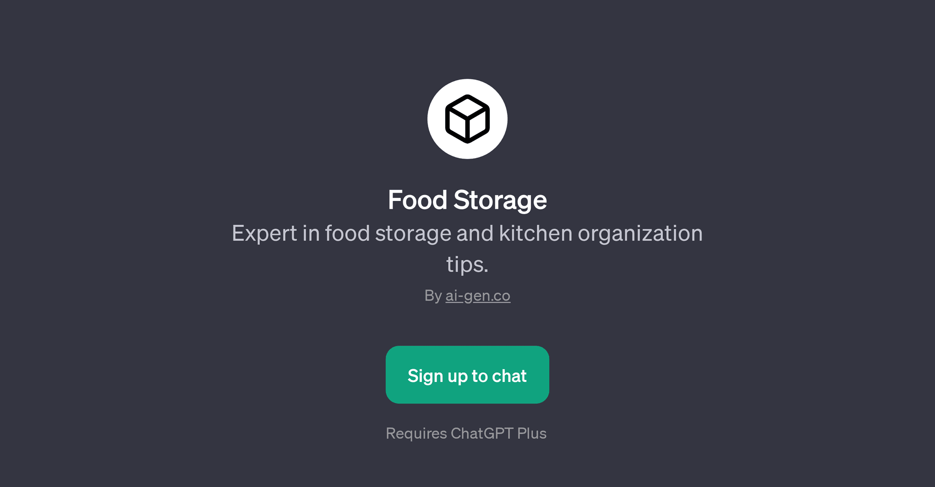 Food Storage