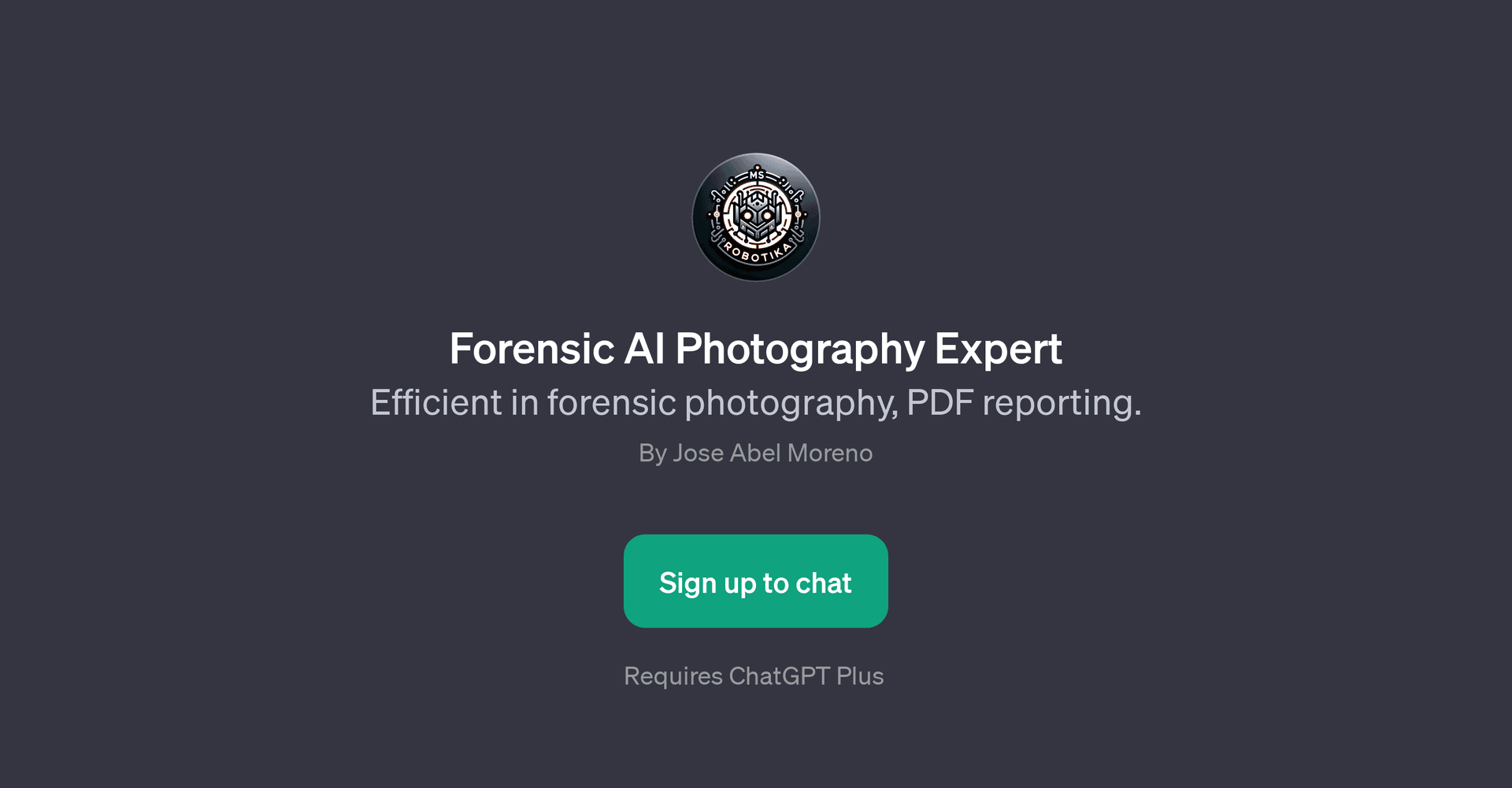 Forensic AI Photography Expert
