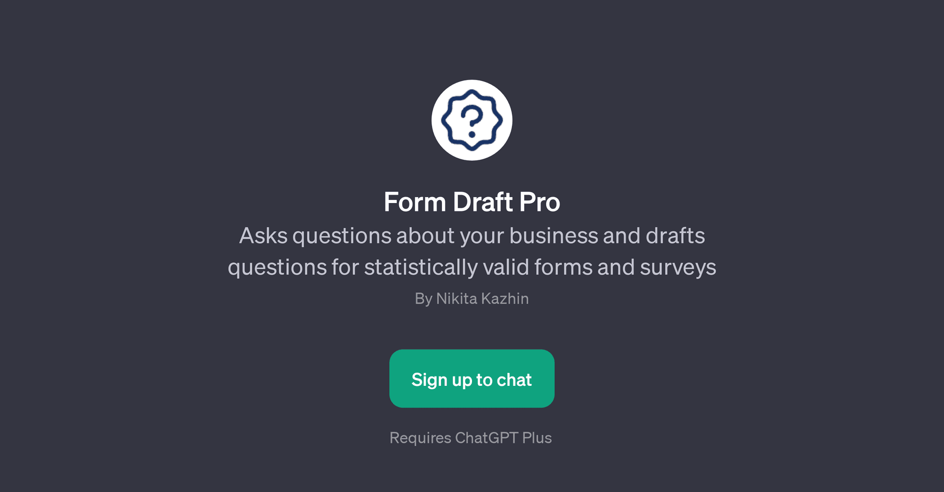 Form Draft Pro
