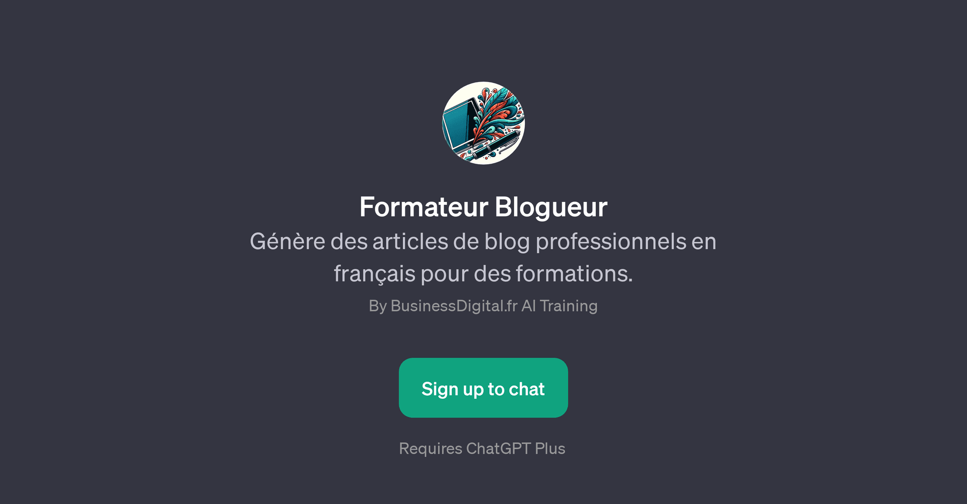 Formateur Blogueur