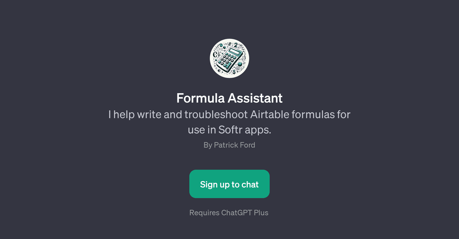 Formula Assistant
