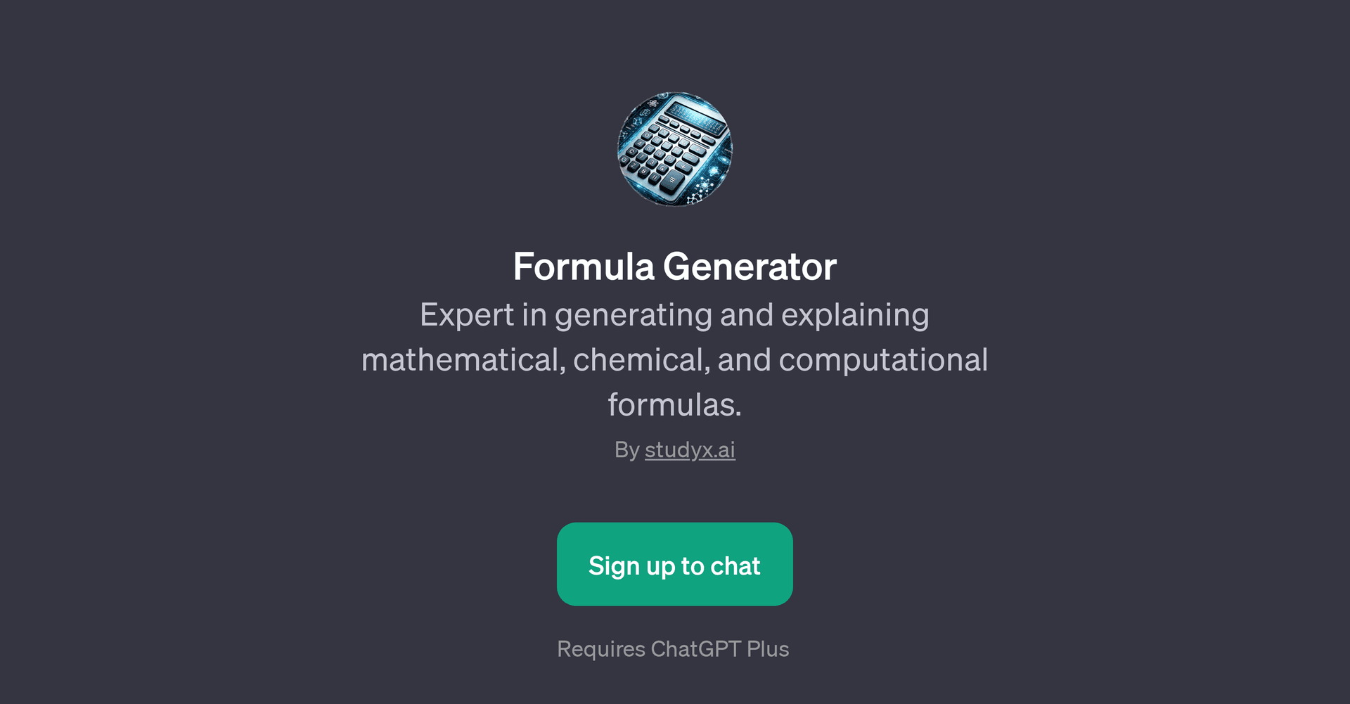 Formula Generator