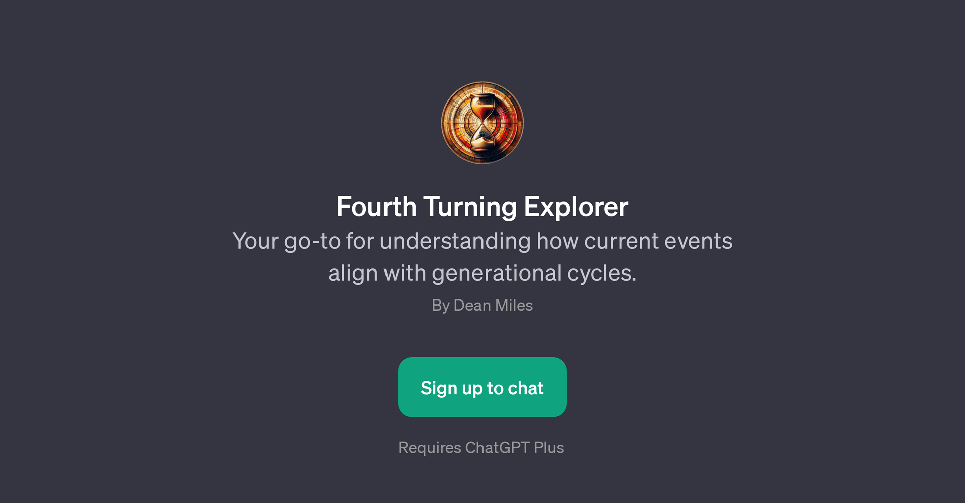 Fourth Turning Explorer