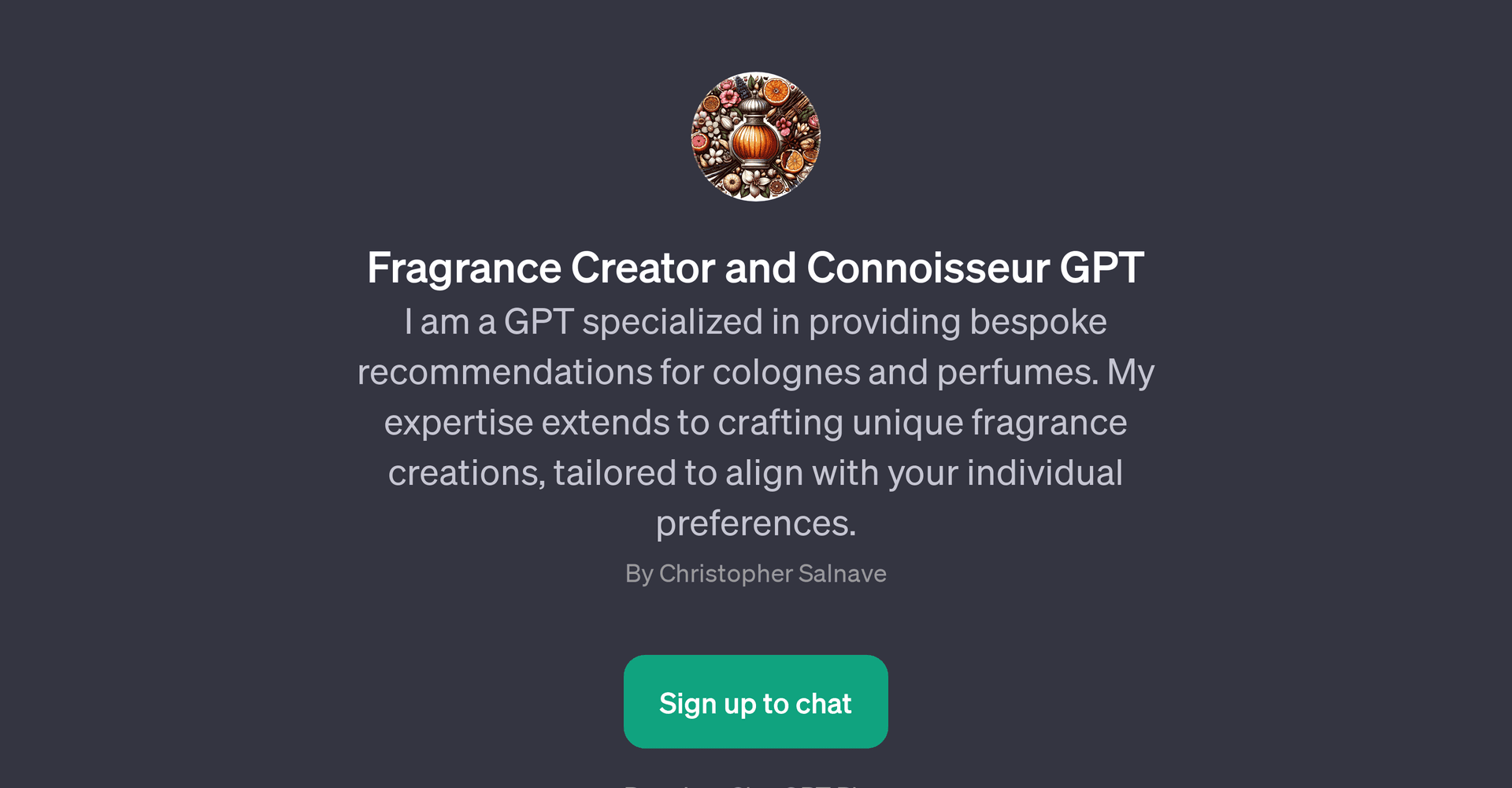 Fragrance Creator and Connoisseur GPT
