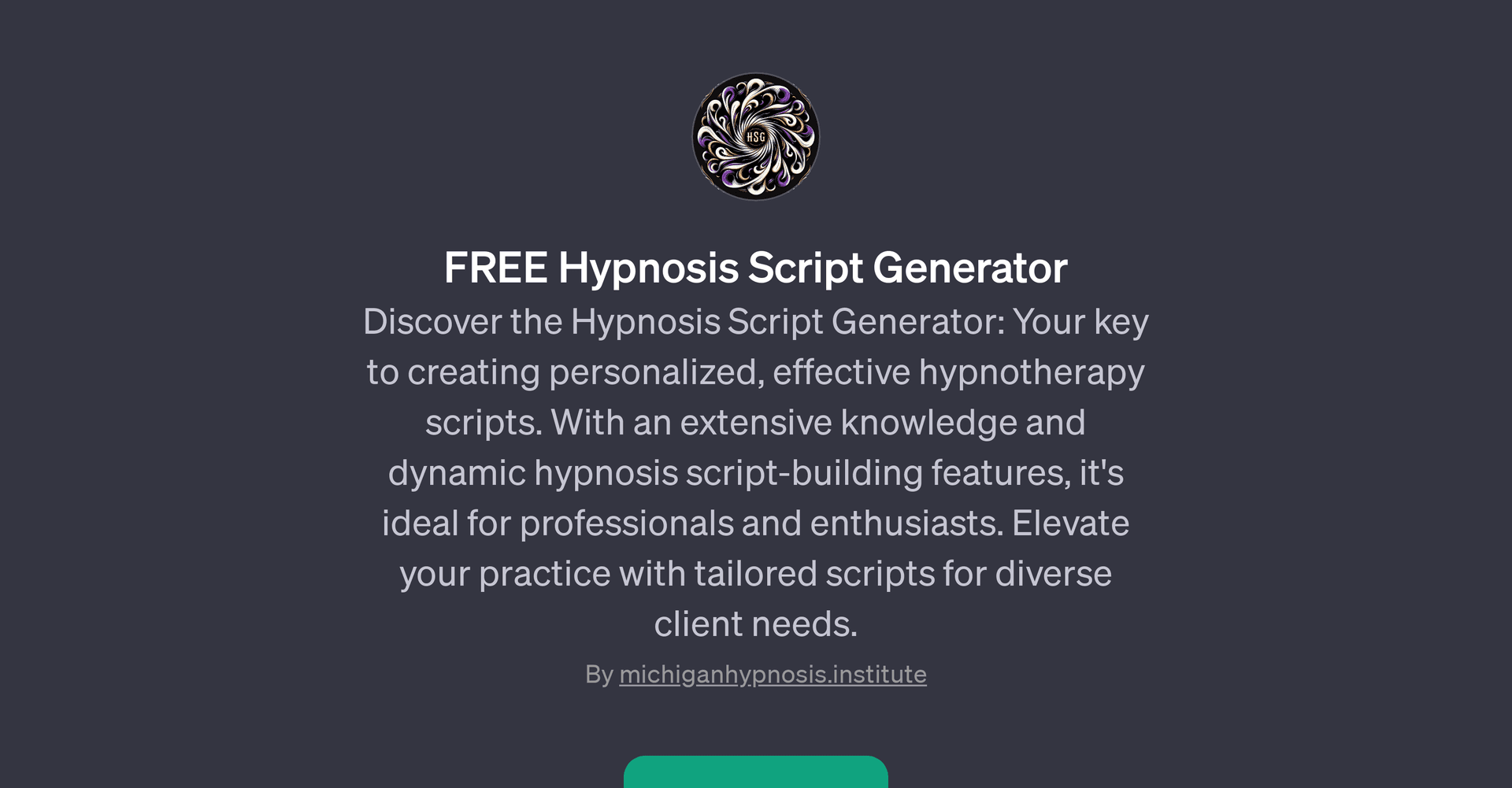 FREE Hypnosis Script Generator