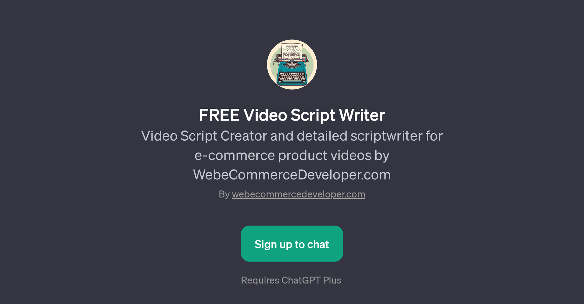 FREE Video Script Writer
