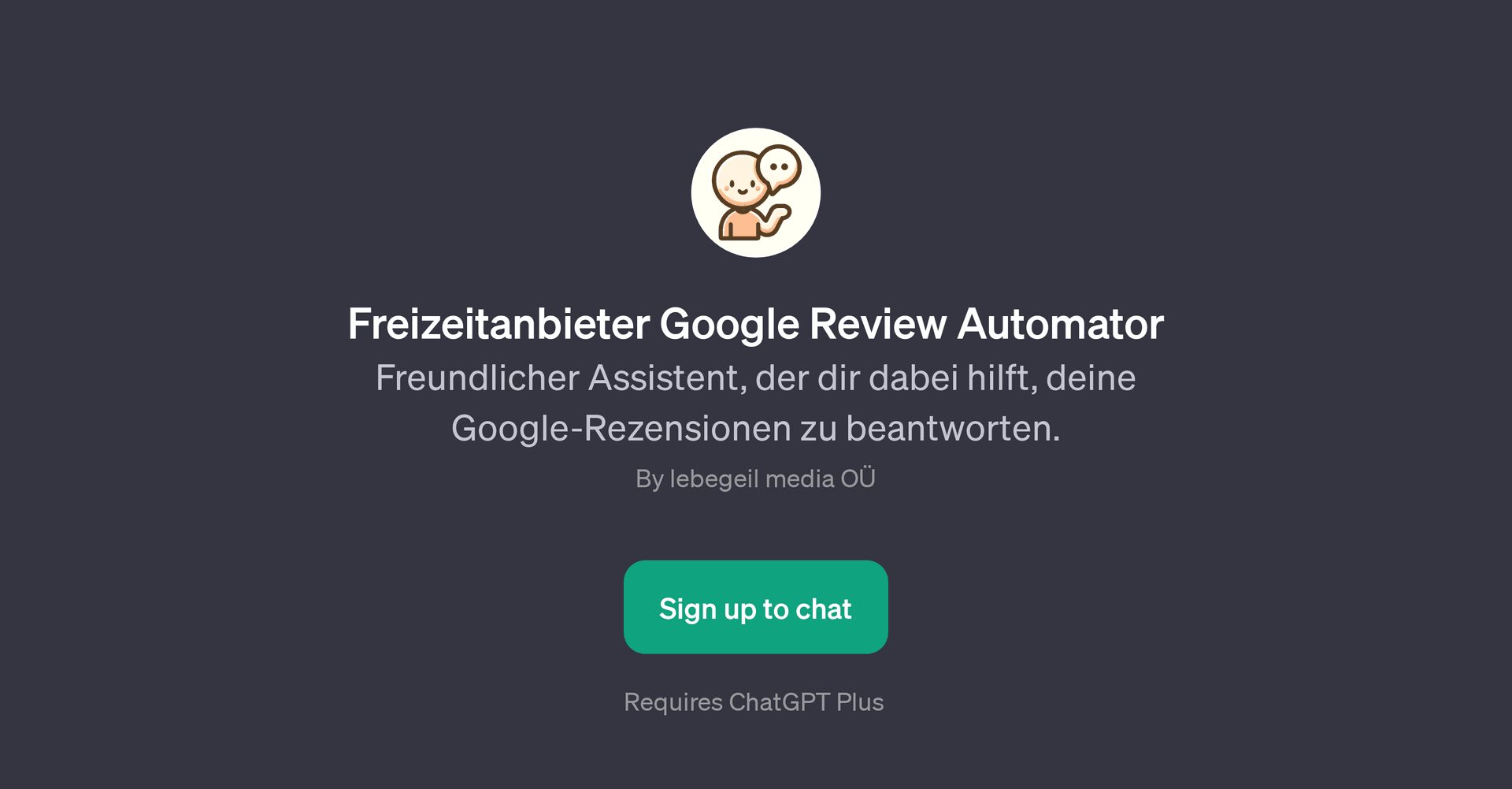 Freizeitanbieter Google Review Automator