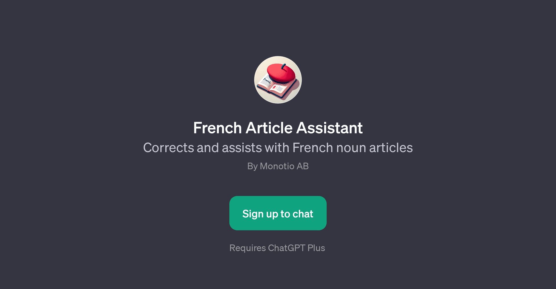French Article Assistant