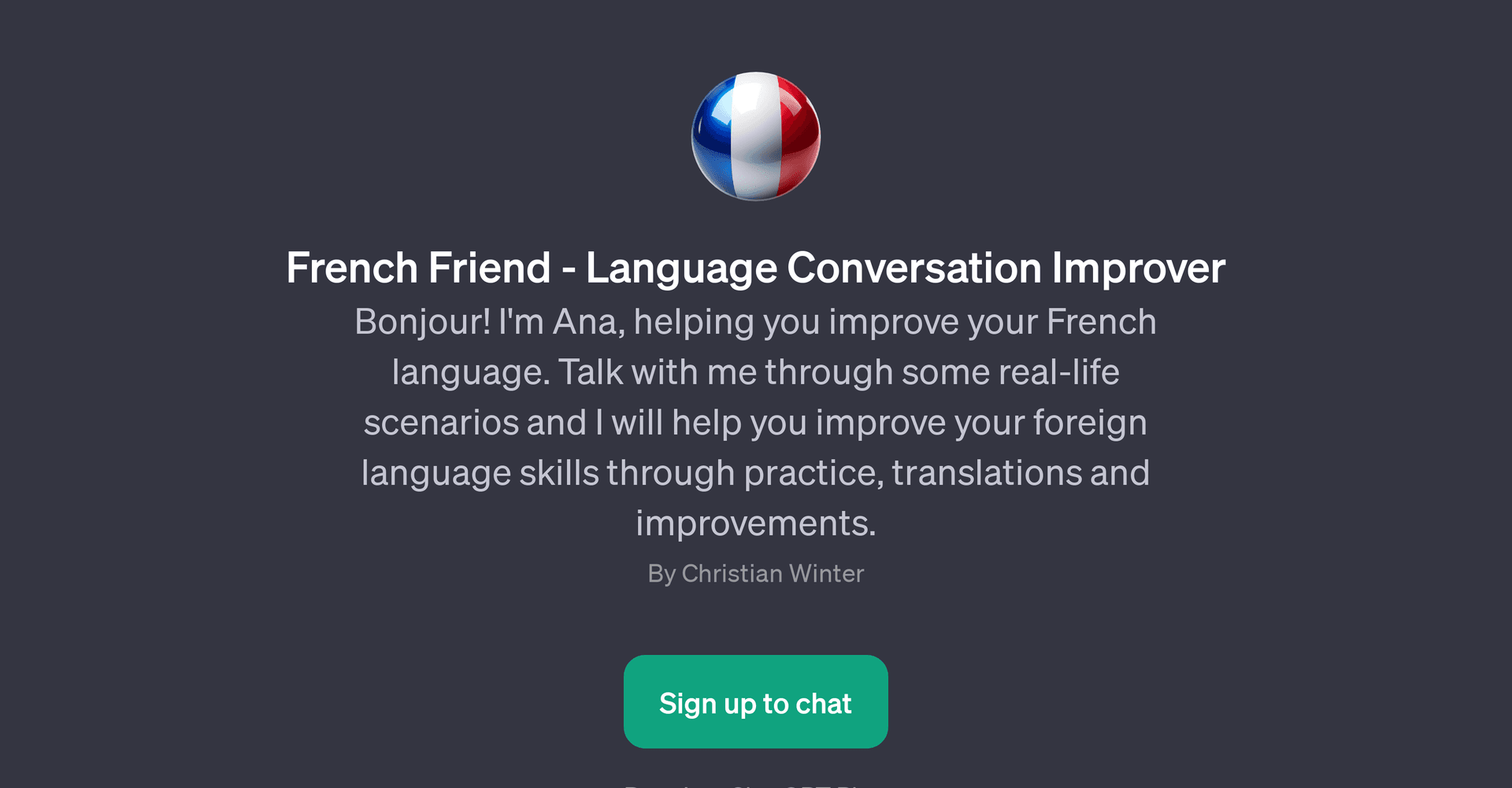 French Friend - Language Conversation Improver