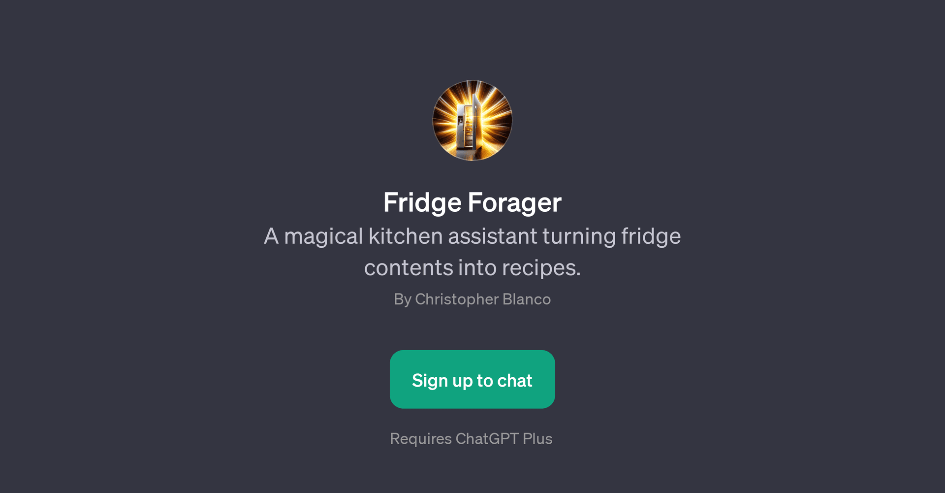 Fridge Forager