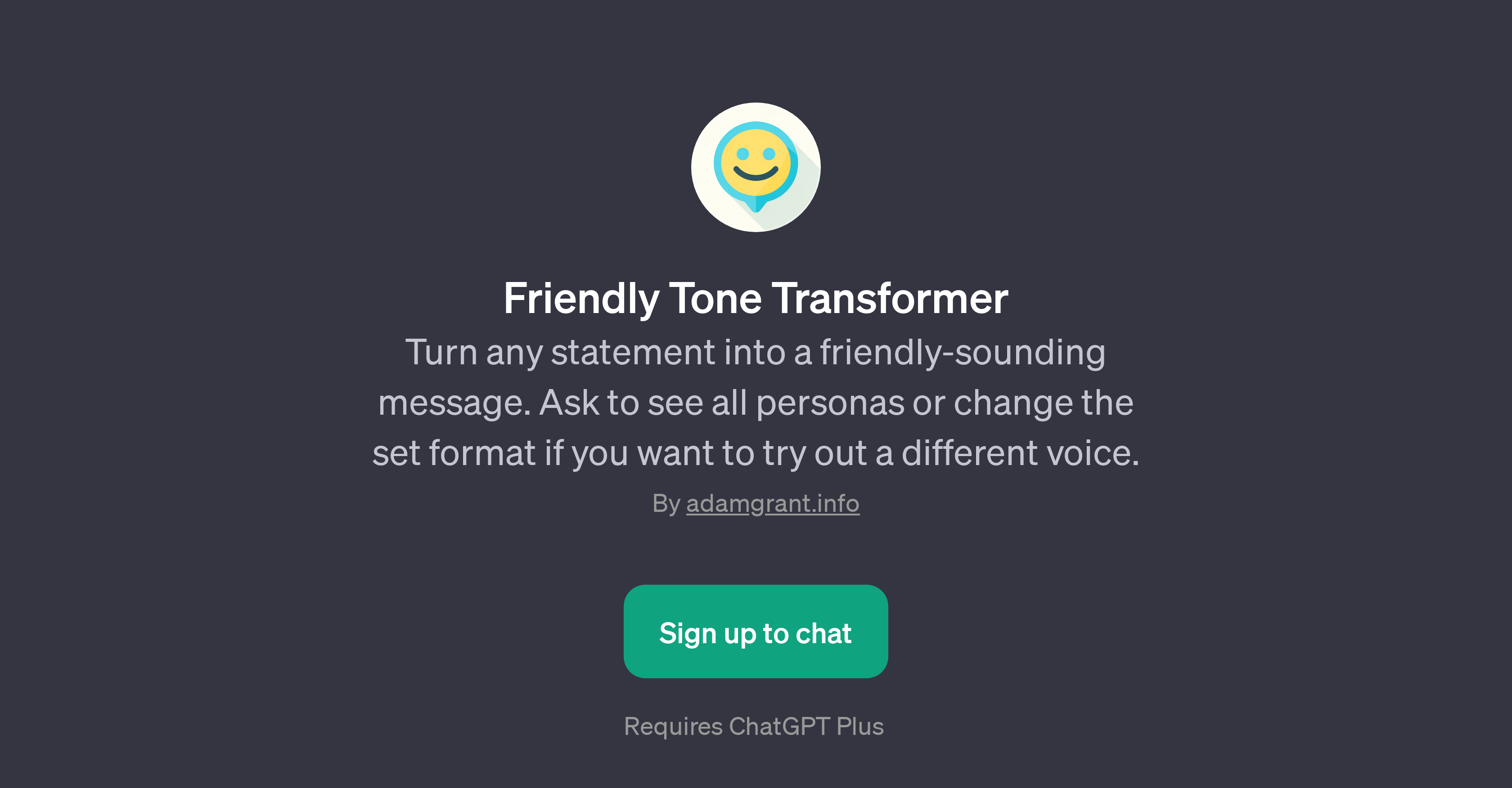 Friendly Tone Transformer