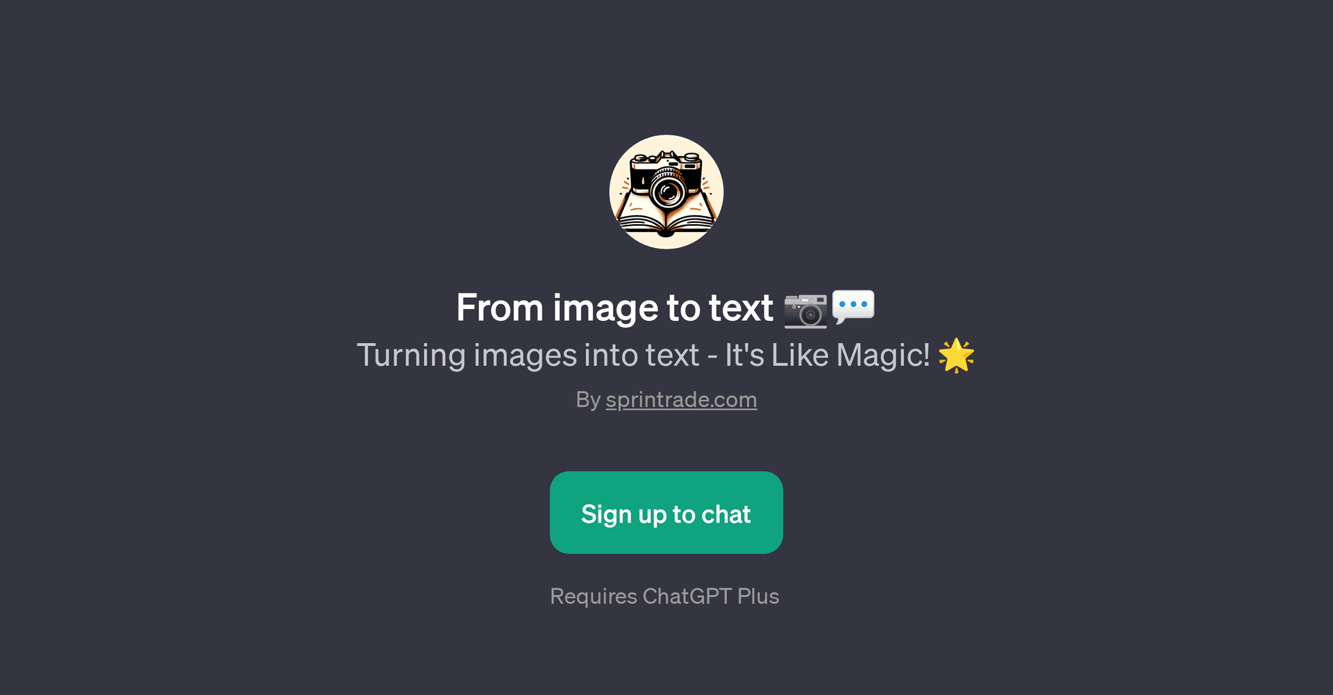 From Image to Text