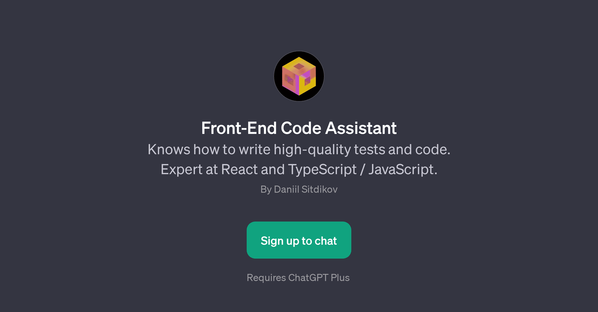 Front-End Code Assistant