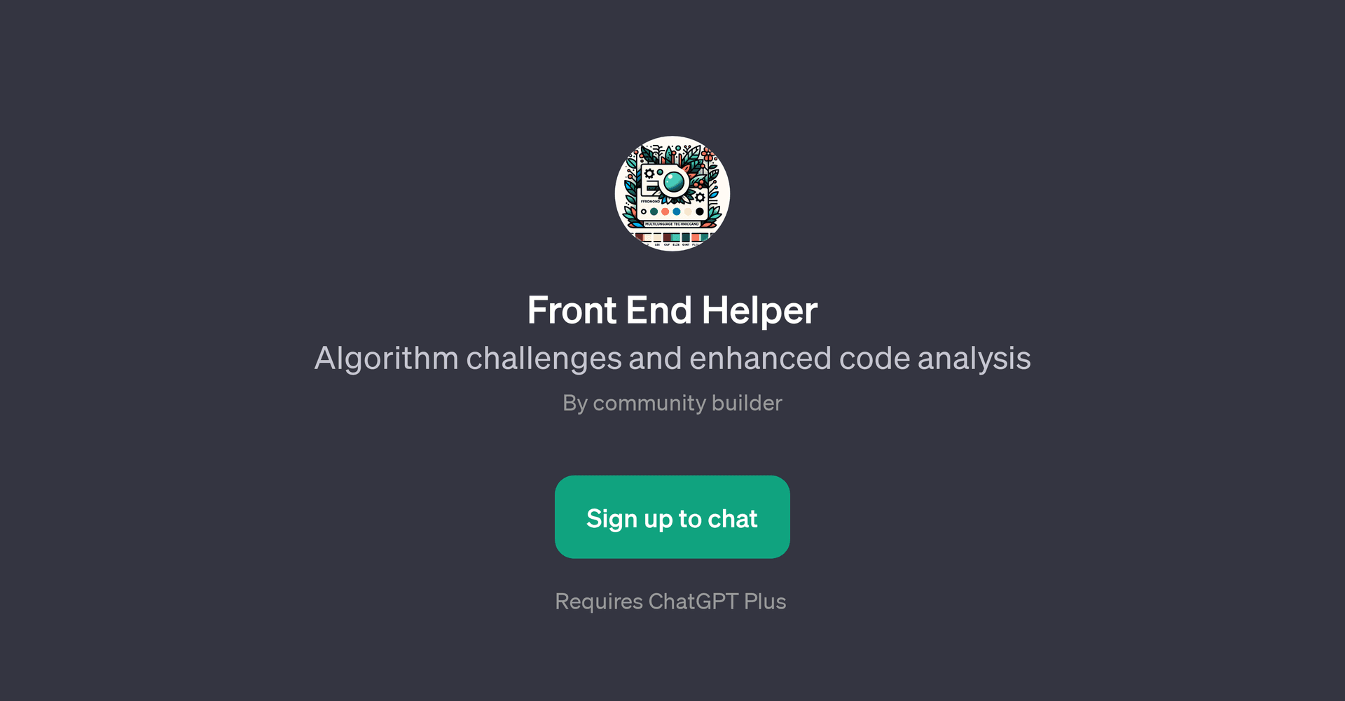 Front End Helper