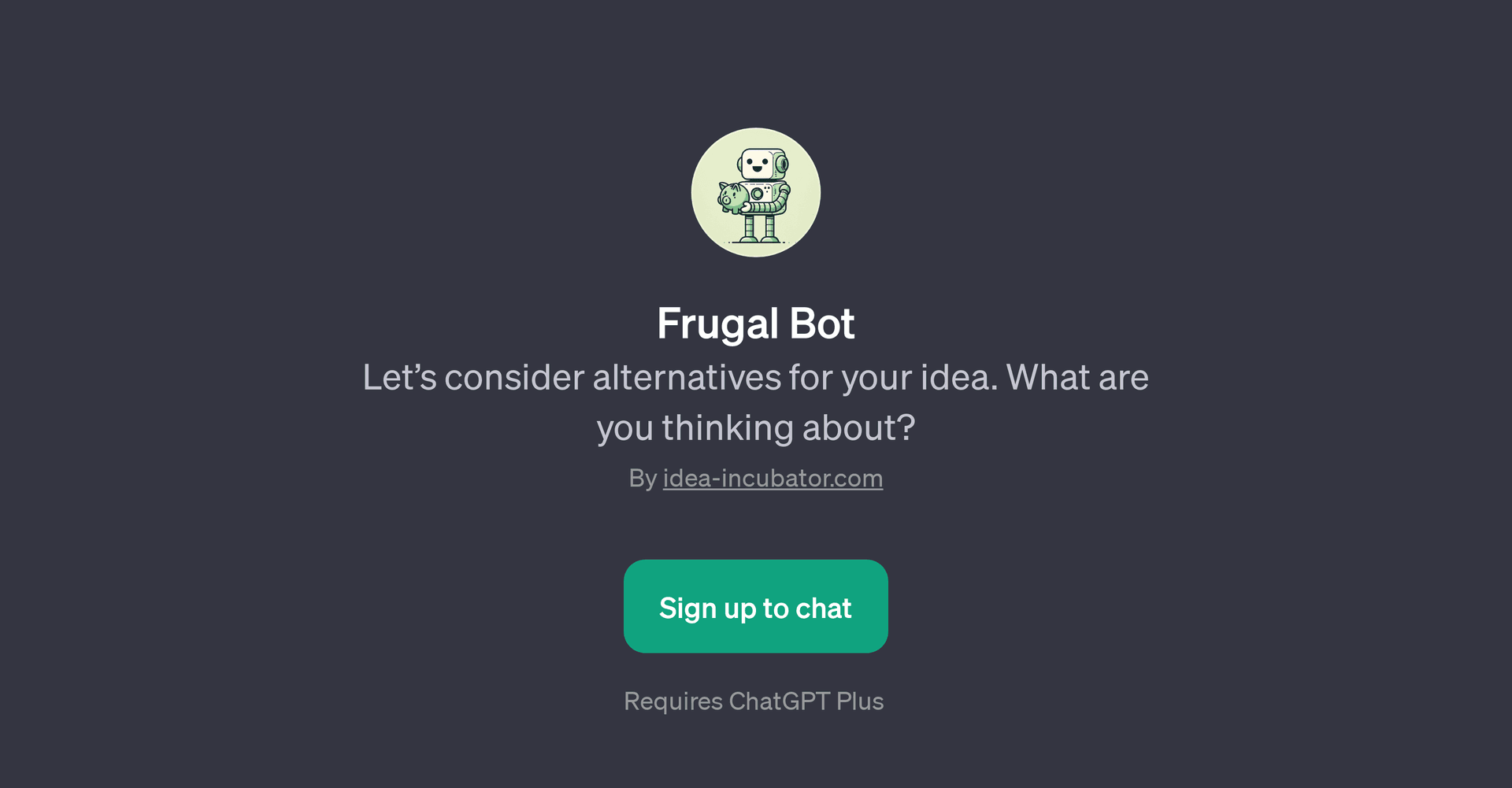 Frugal Bot
