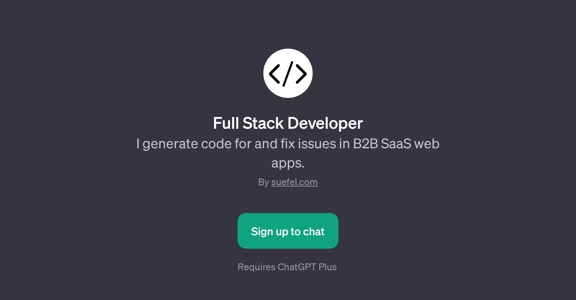 Full Stack Developer