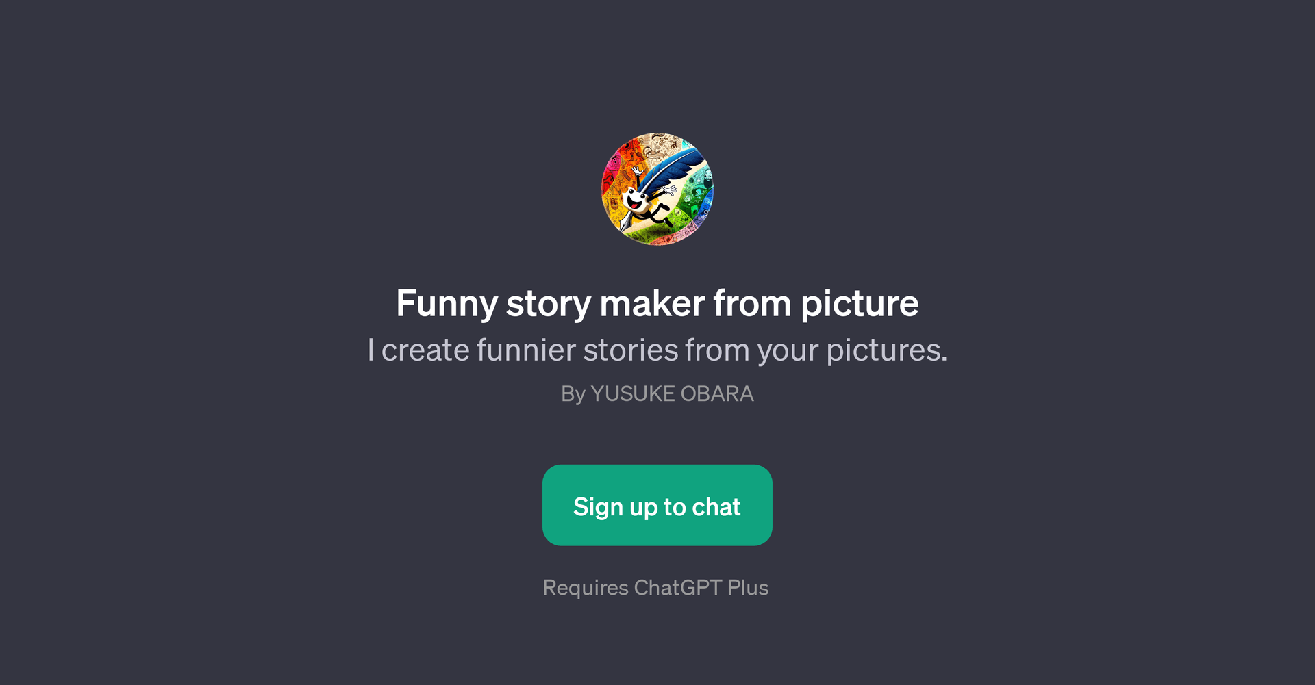 Funny story maker from picture