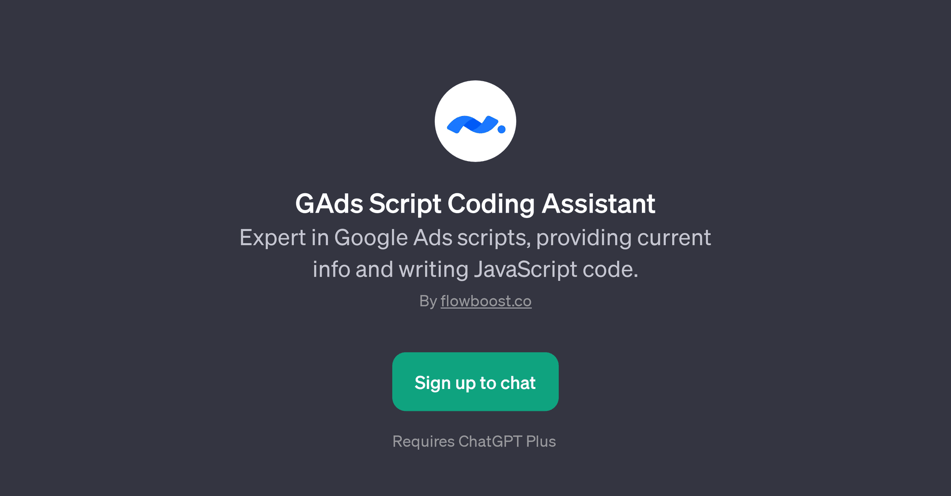 GAds Script Coding Assistant