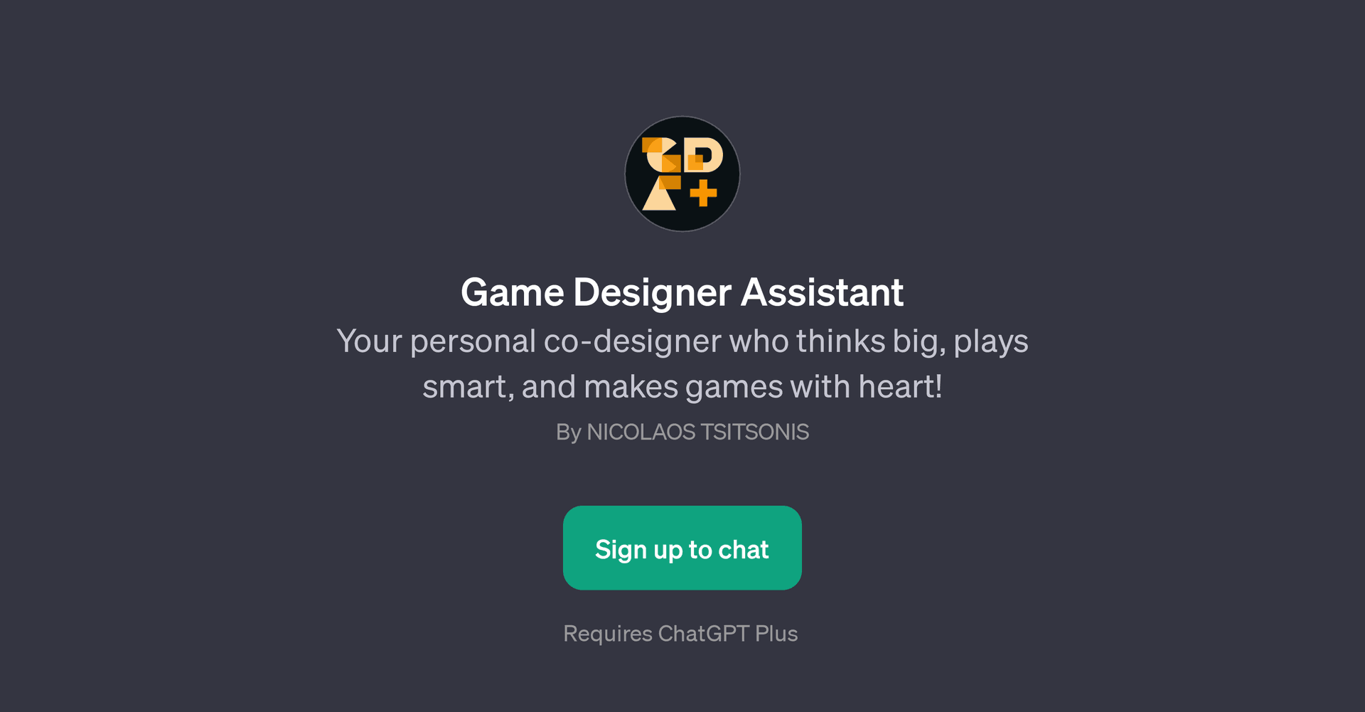 Game Designer Assistant