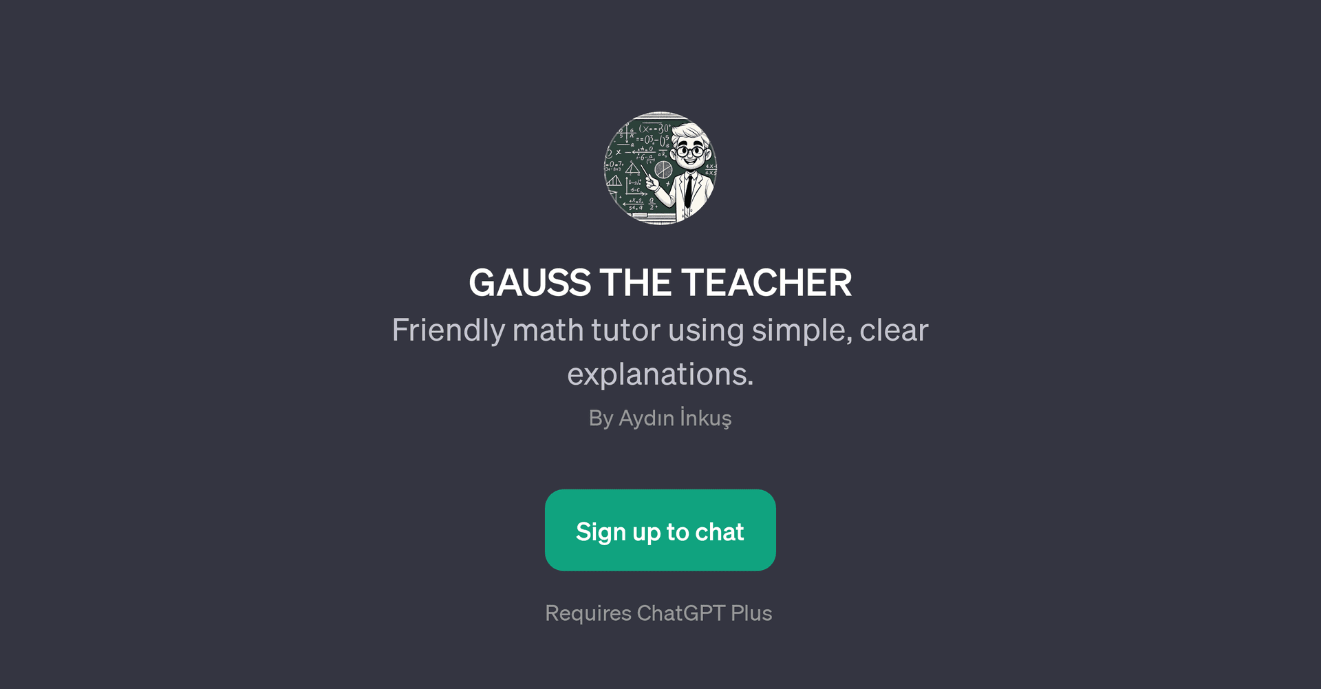 GAUSS THE TEACHER