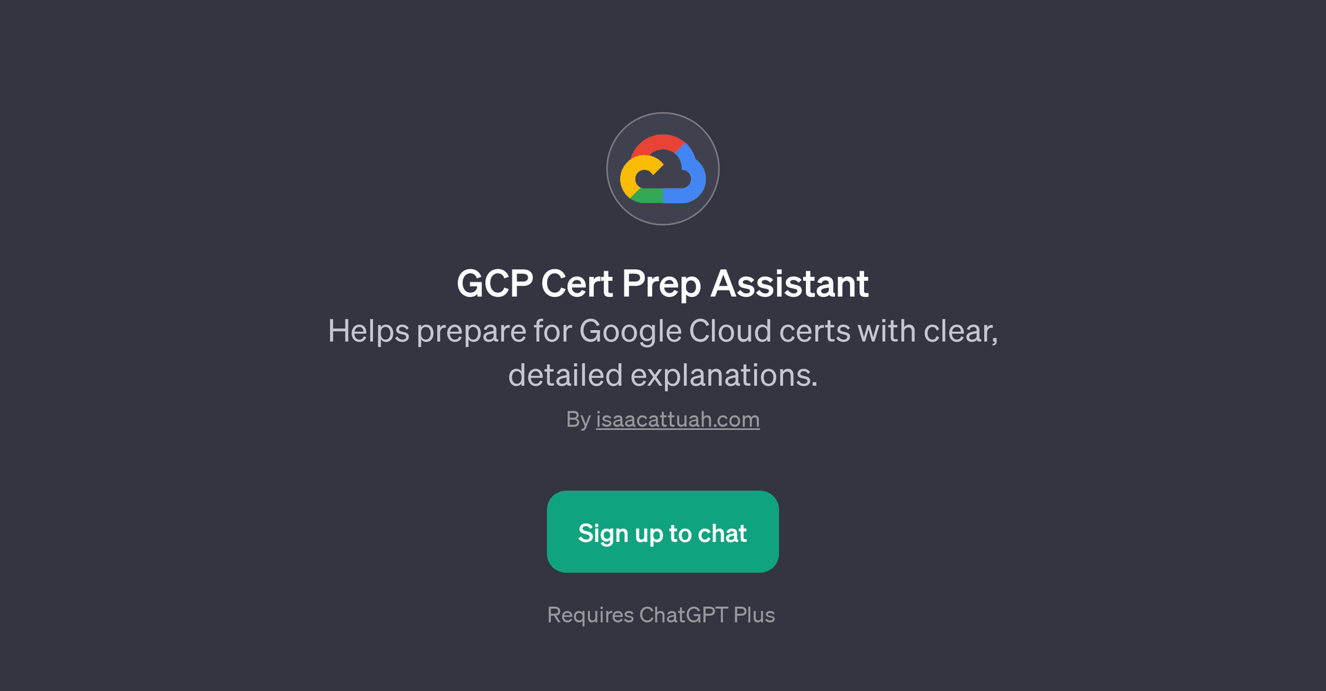 GCP Cert Prep Assistant