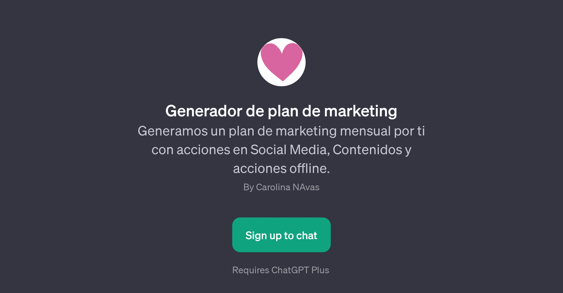 Generador de plan de marketing