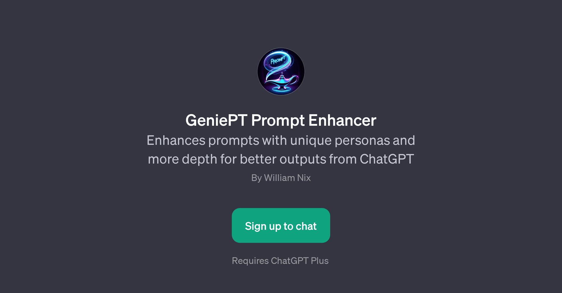 GeniePT Prompt Enhancer