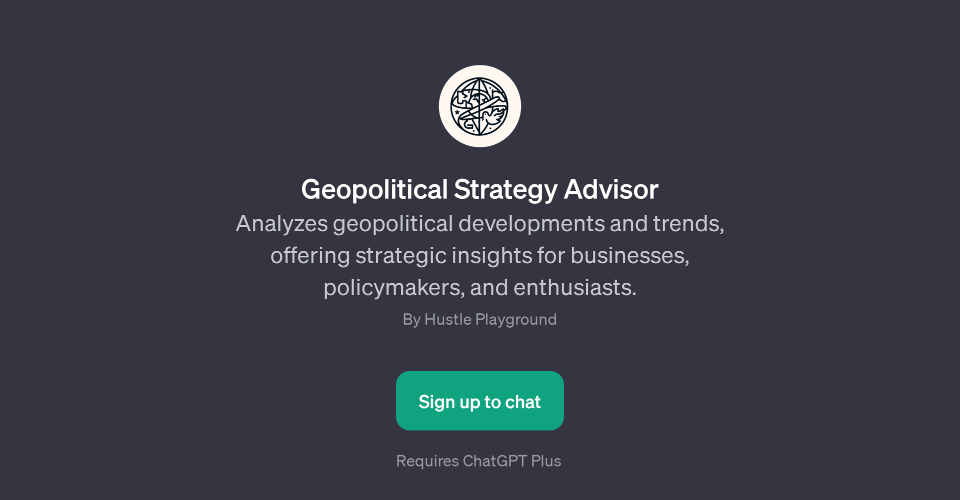 Geopolitical Strategy Advisor